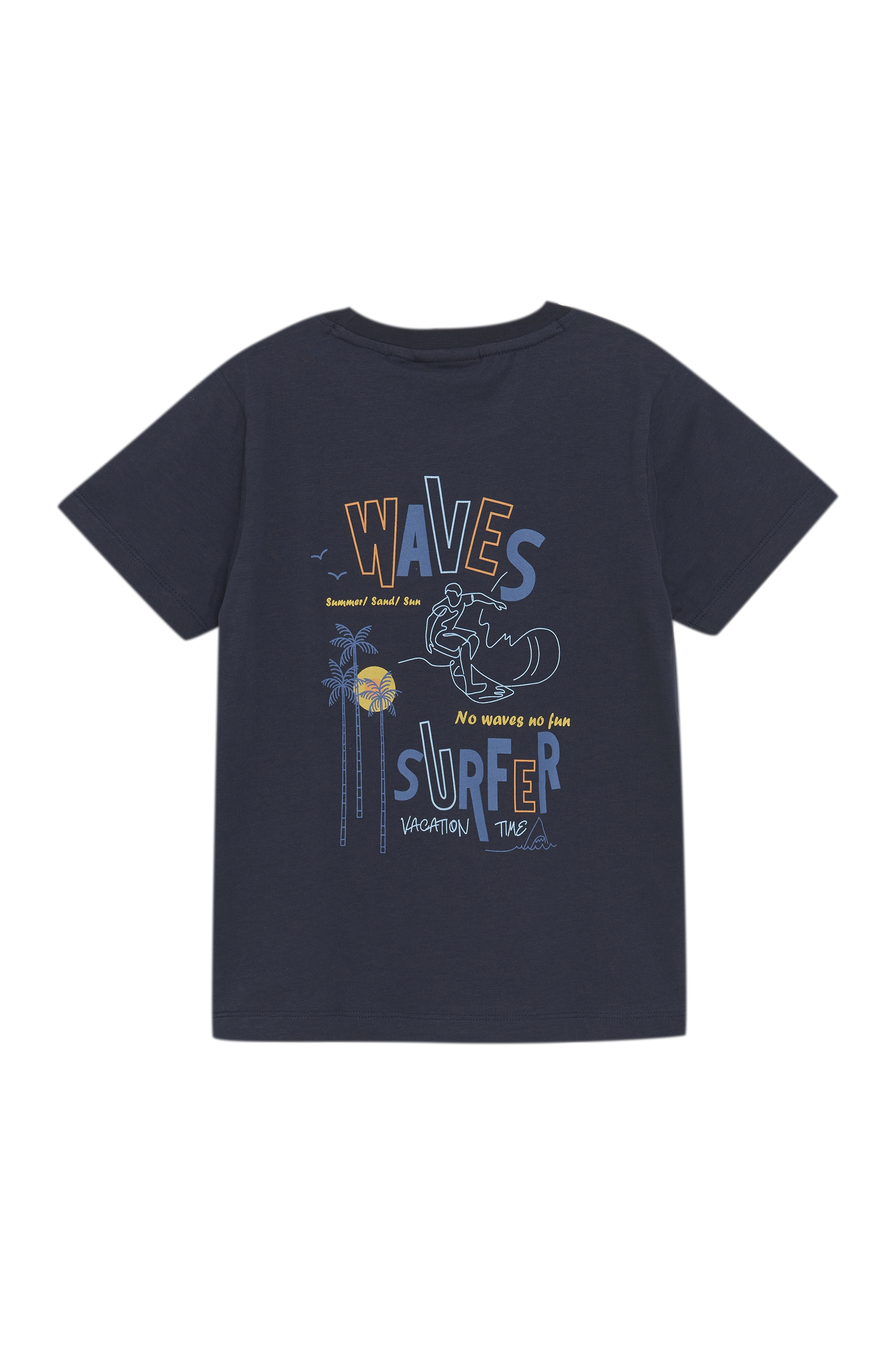 COLOR KIDS Rundhalsshirt »Rundhalsshirt COT-shirt W. 2 Print - S/S«