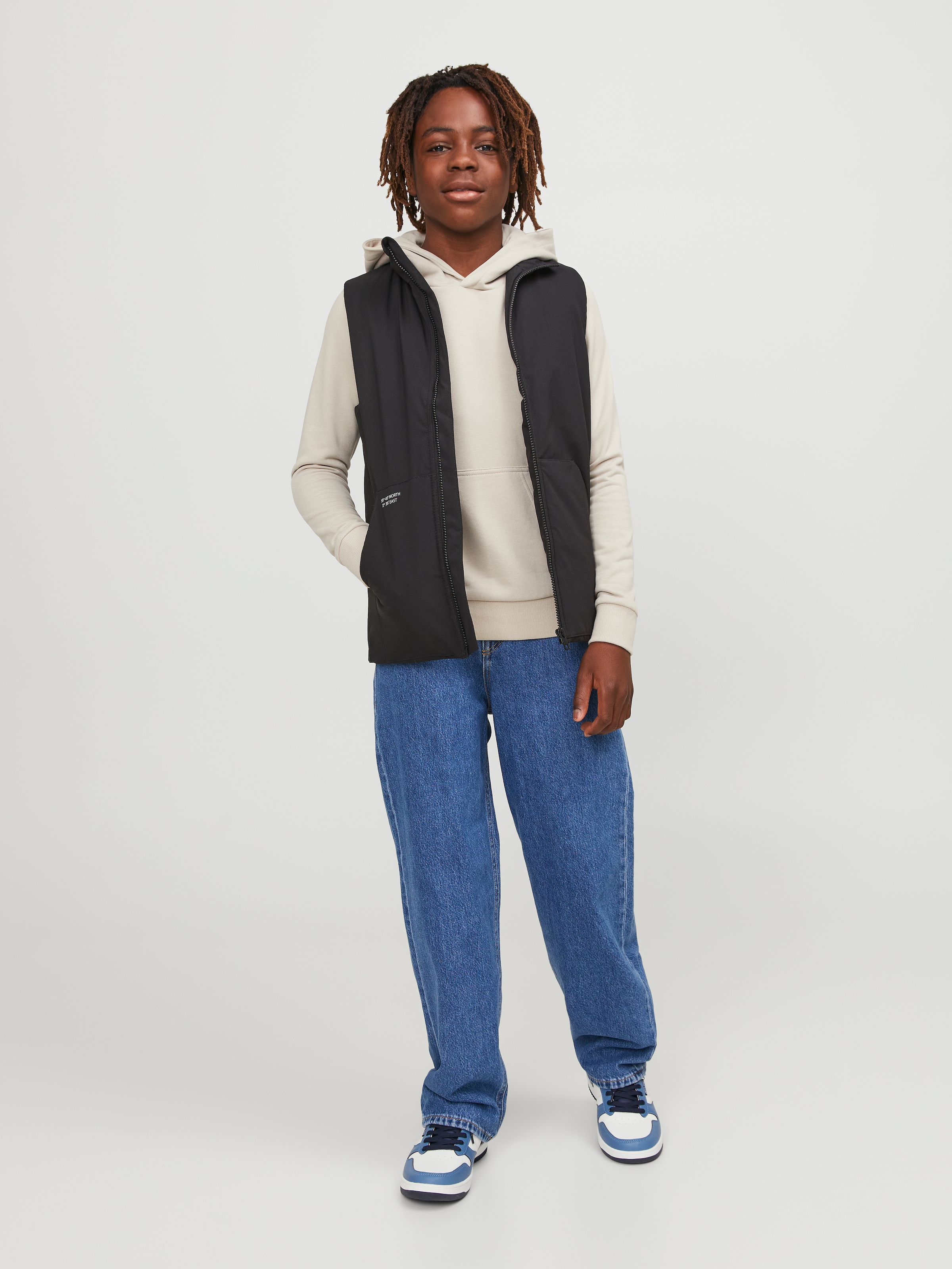 Jack & Jones Junior Kapuzensweatshirt »JJEBRADLEY SWEAT HOOD NOOS JNR«
