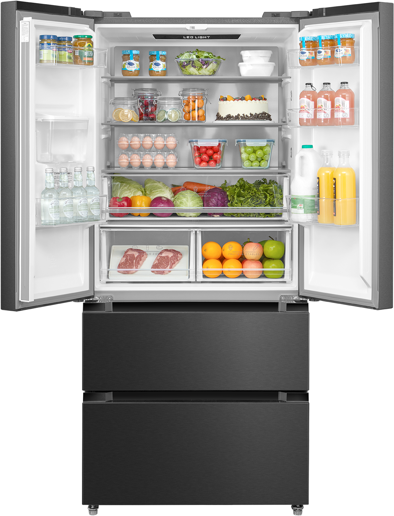 Hanseatic French Door »HFD18983DWDBI« 189,8 cm hoch 83,3 cm breit