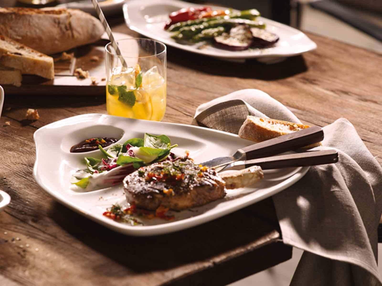 Villeroy & Boch Besteck-Set »Steakbesteck Texas silber«