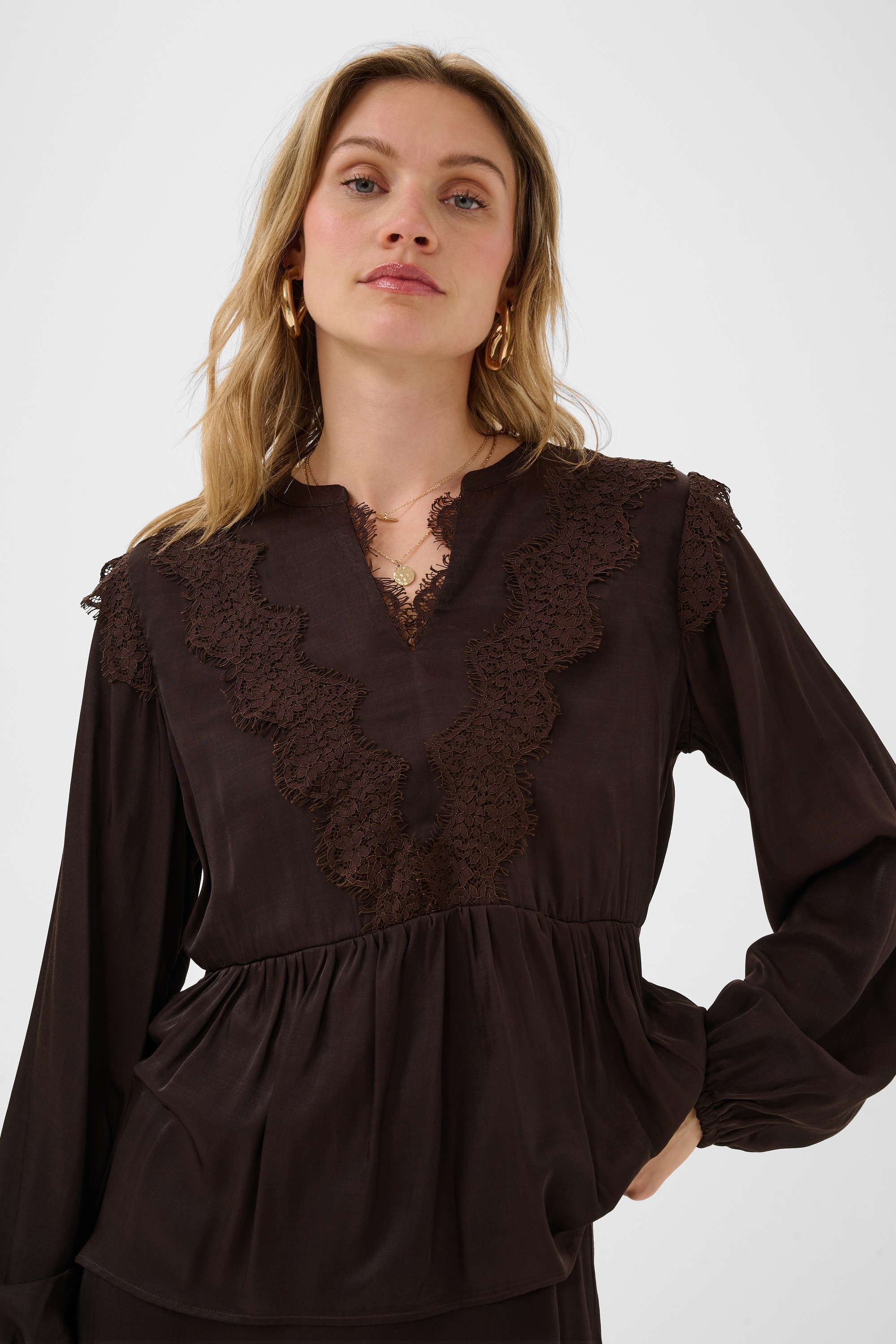 Cream Langarmbluse »Damen Bluse langarm CRConfir«