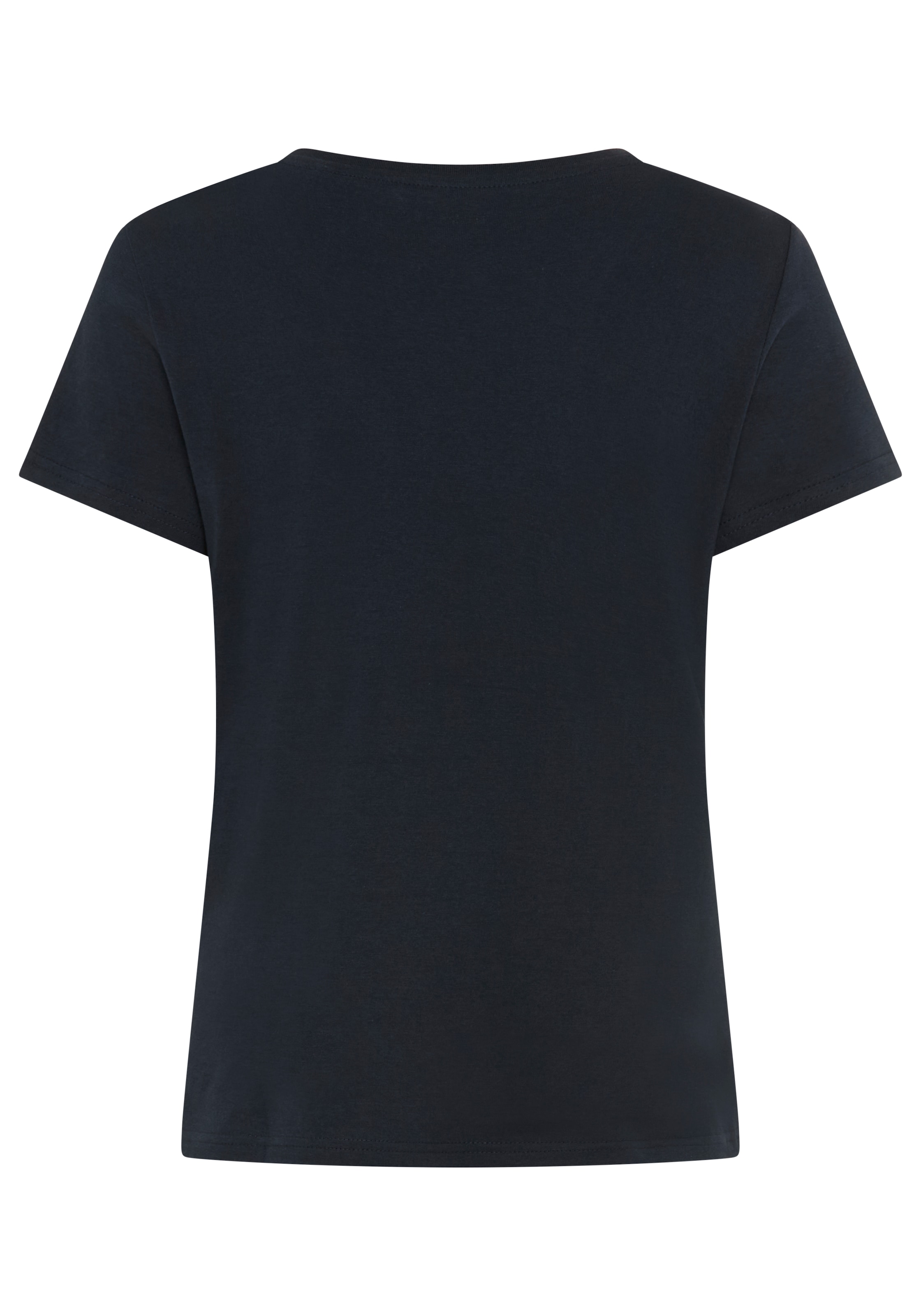 MUSTANG T-Shirt normale Passform, Kurzarm-Design