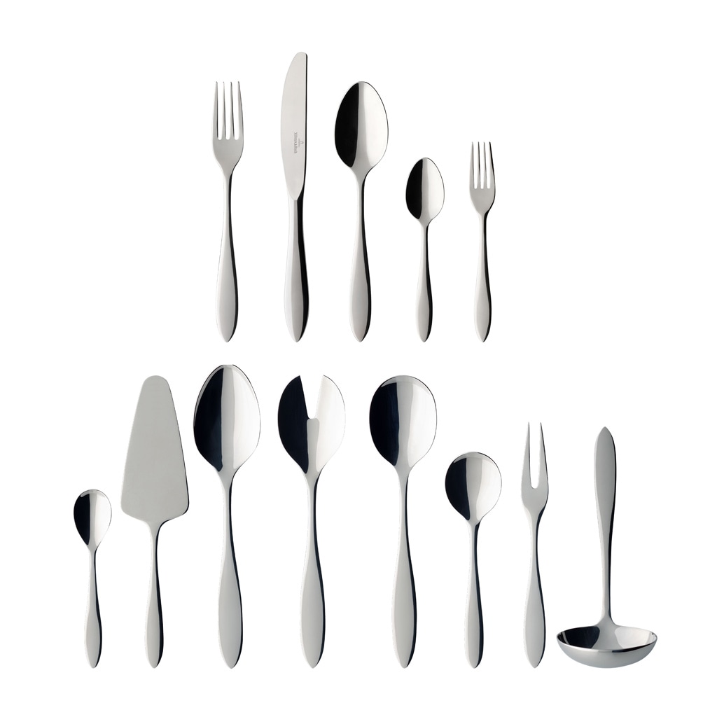 Villeroy & Boch Besteck-Set "Tafelbesteck Arthur 68er Set silber"