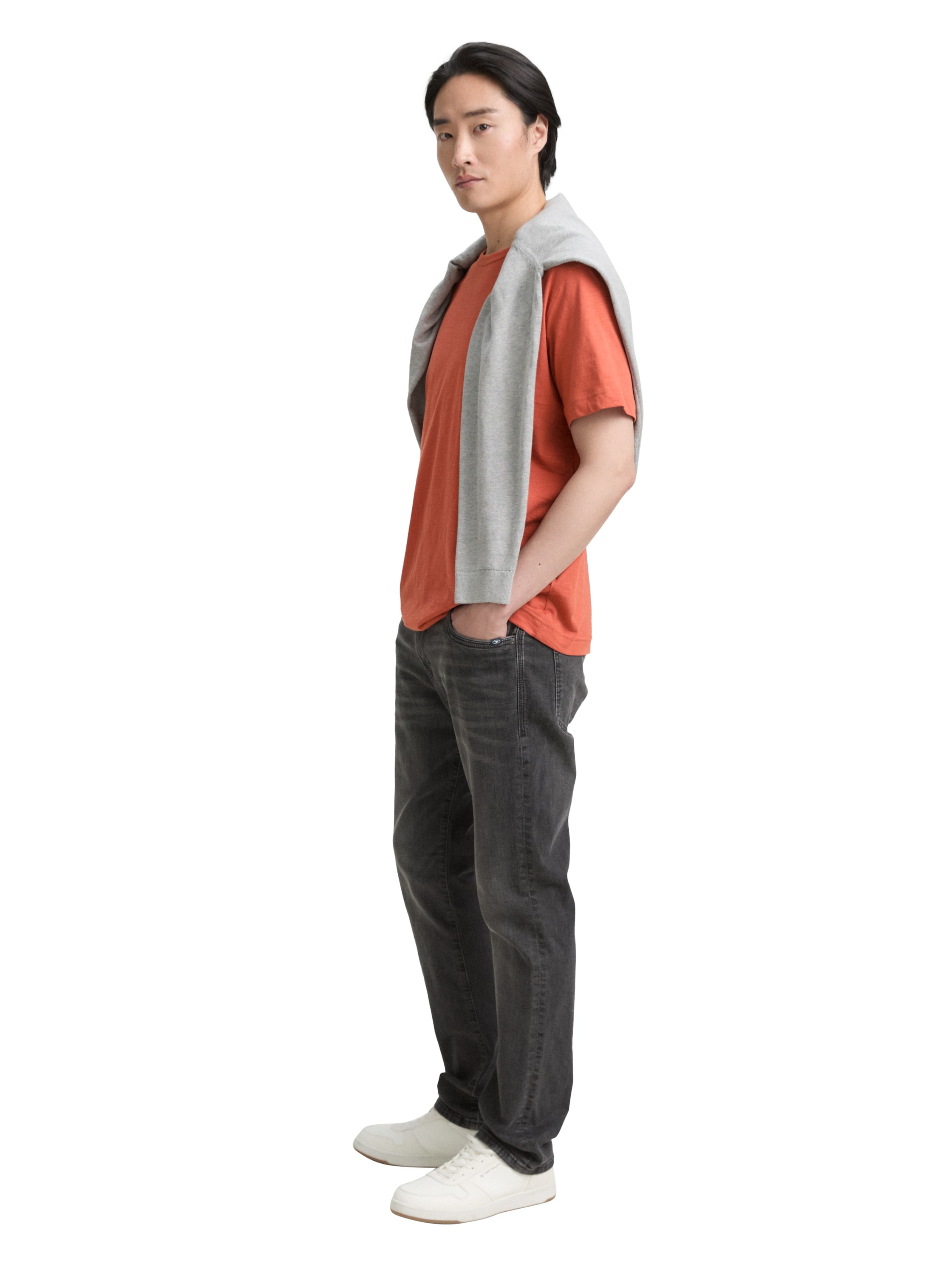 TOM TAILOR T-Shirt mit Logo Stickerei