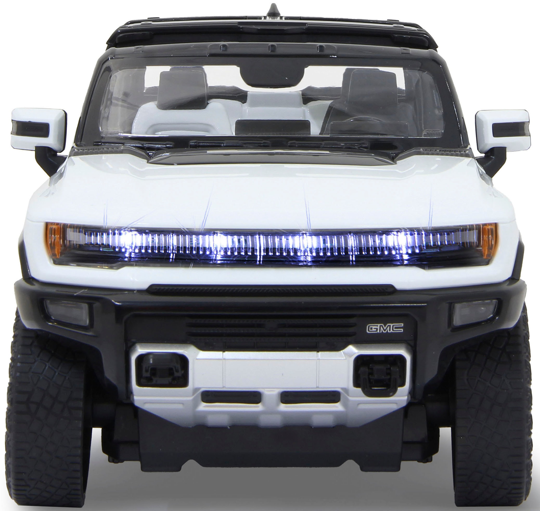 Jamara RC-Auto »Deluxe Cars, Hummer EV 1:16, weiß - 2,4 GHz«, mit LED-Lichtern