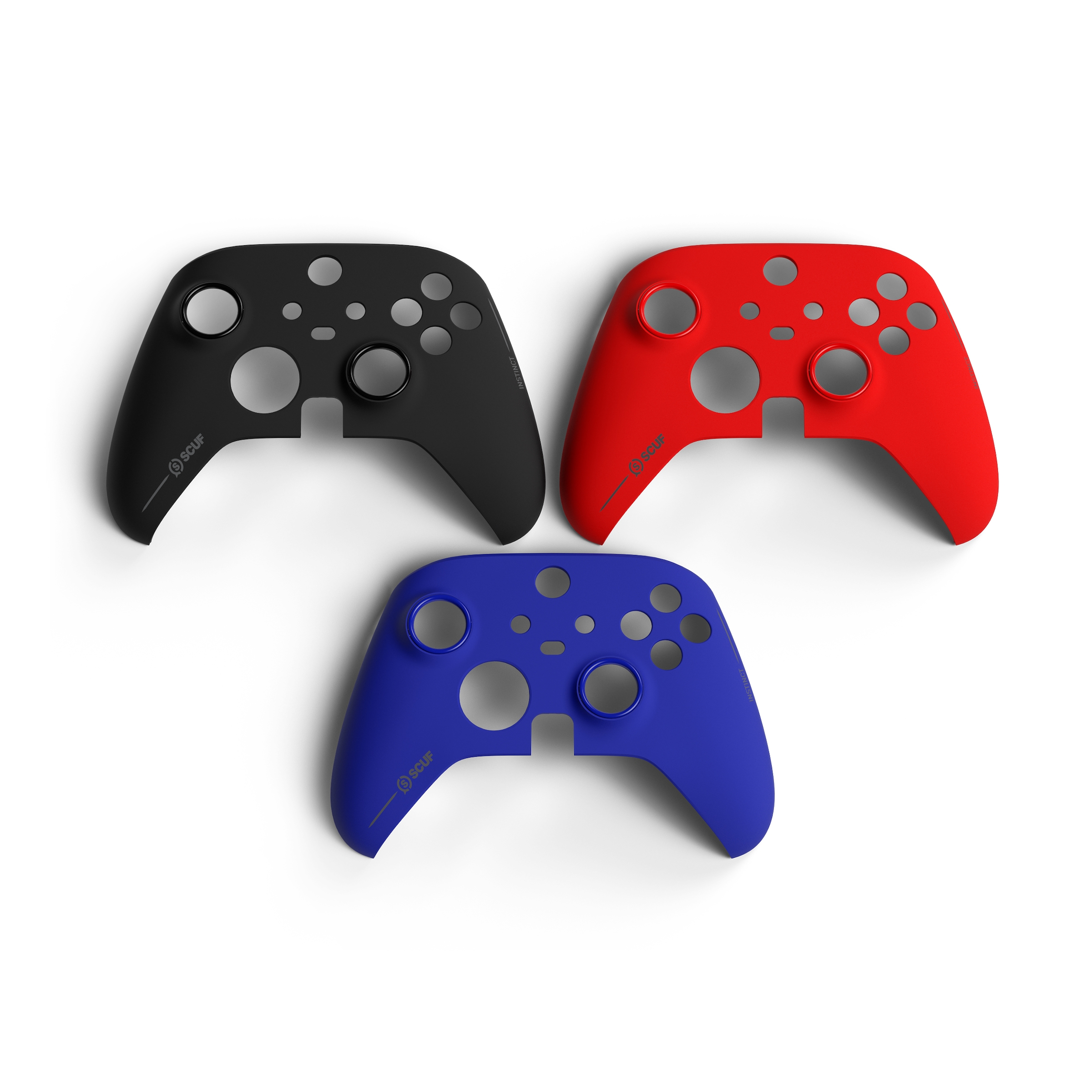 SCUF Gaming Zubehor für Xbox Contoller »Instinct Faceplate Kit - Red FP, Red Ring, Red Hybrid D-Pad«