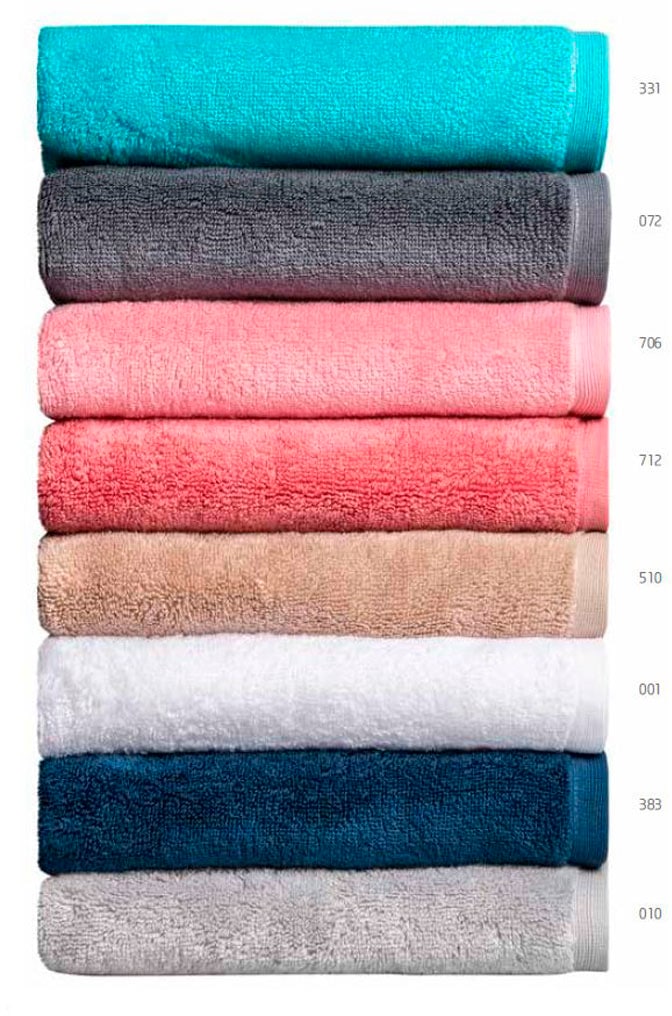 Egeria Handtücher »Elegant« Uni Programm mit Webkante, reine Baumwolle