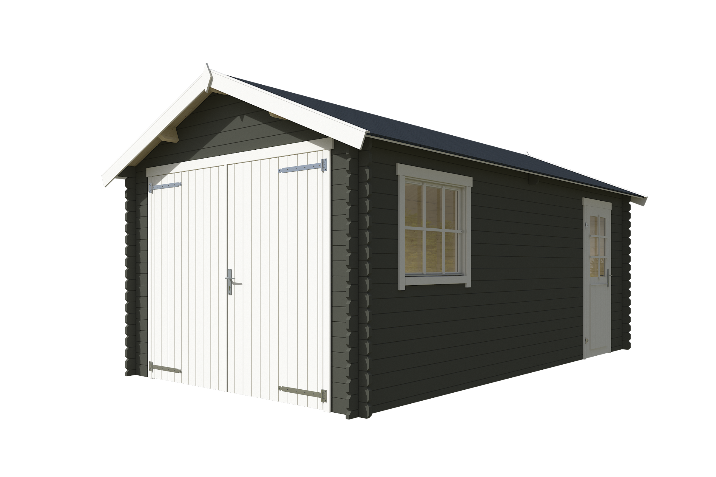 Nordic Holz Garage »Dillon« BxTxH: 340x580 cm