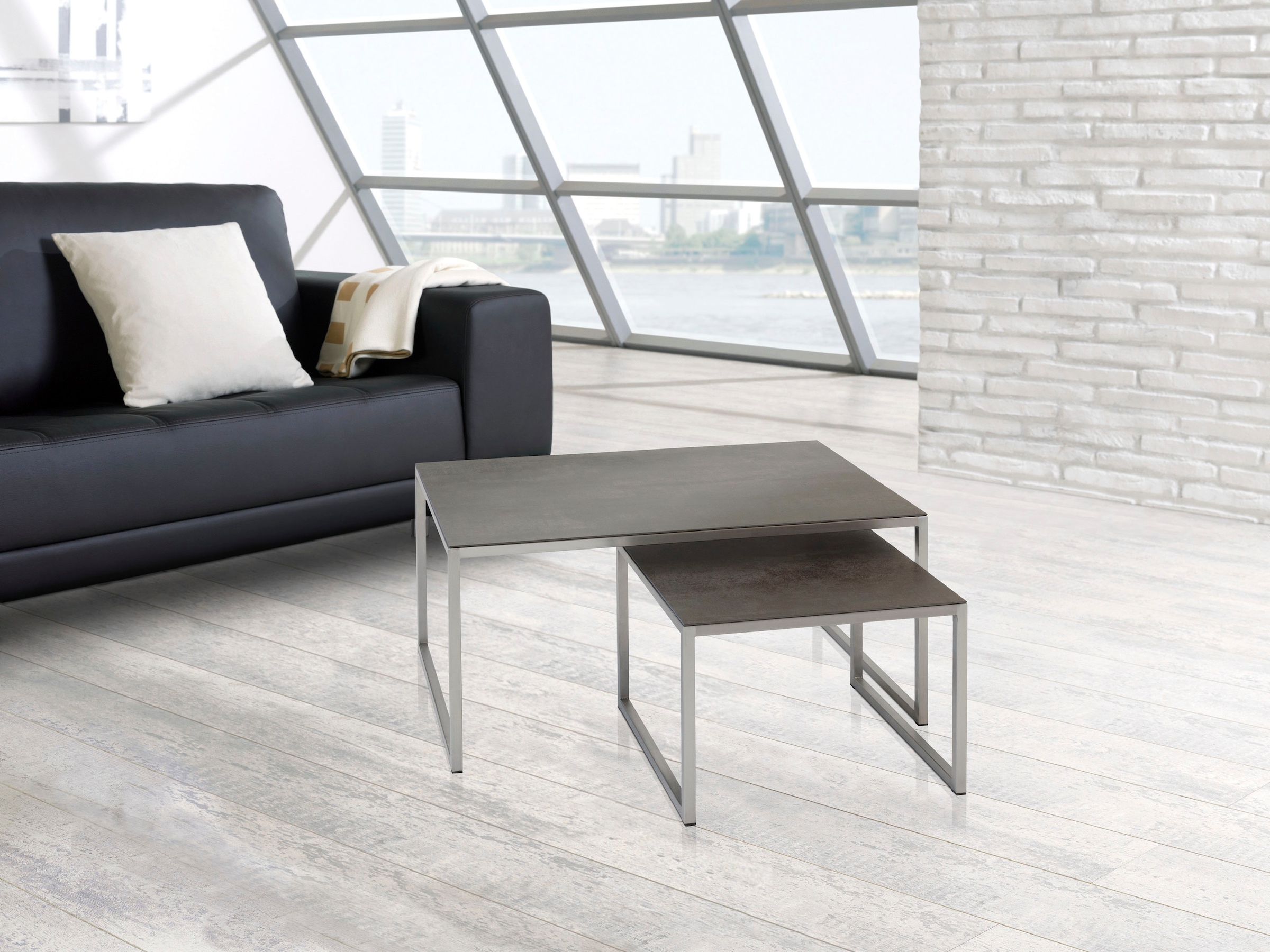Henke Möbel auf hochwertiger Beistelltisch, aus Keramik kaufen Tischplatte Raten