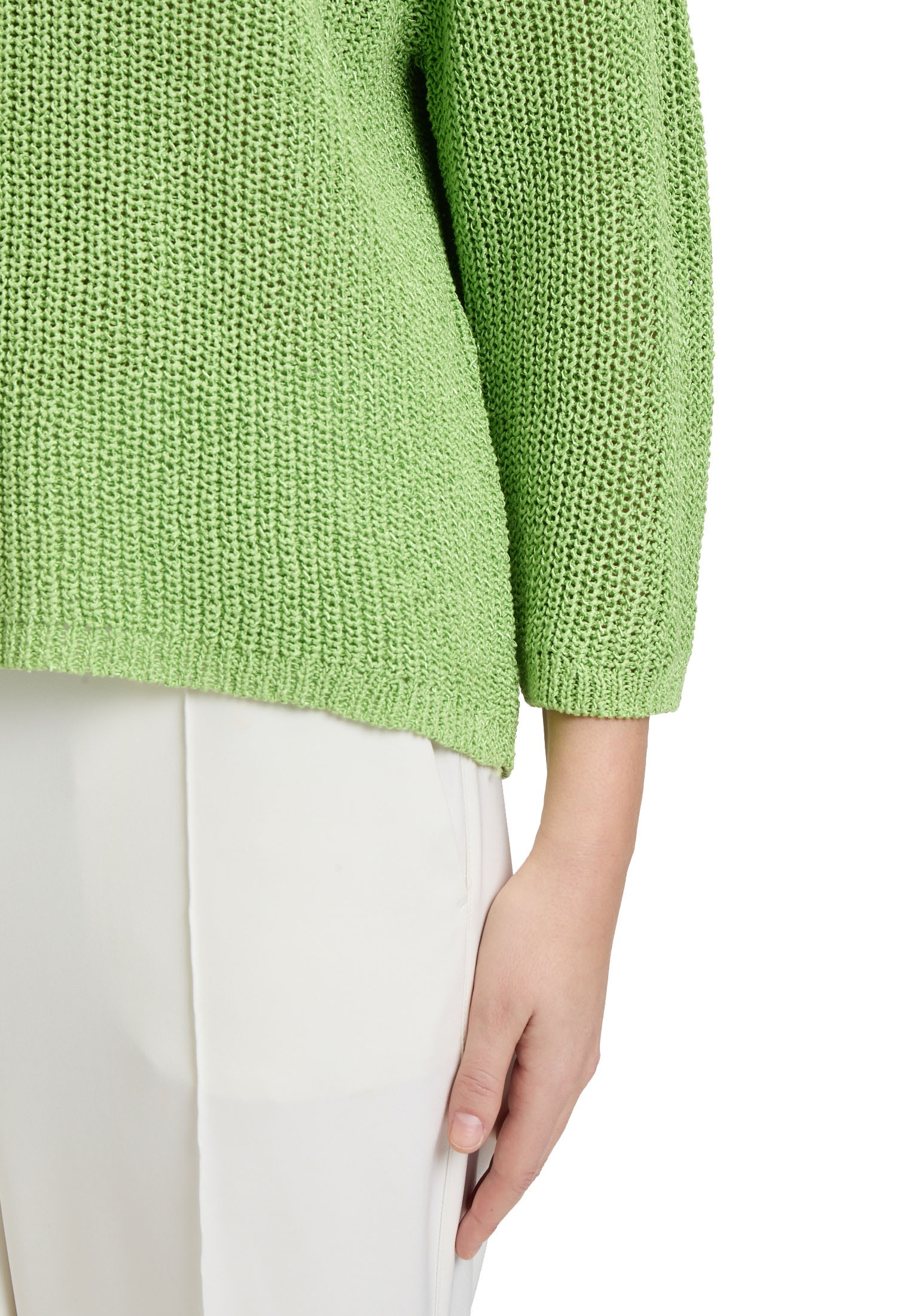 Betty Barclay Rundhalspullover »Basic-Strickpullover mit Rippenstruktur«
