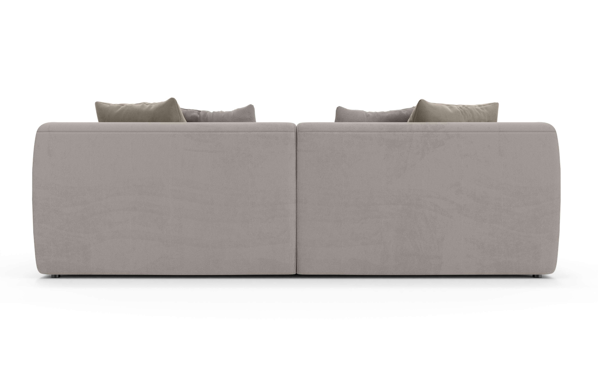s.Oliver Big-Sofa »COBBO 3-Sitzer Design-Sofa Bubble-Optik, Maße B/T/H: 259/126/104 cm«, mit vielen Kissen, moderne Steppung und hoher Sitzkomfort