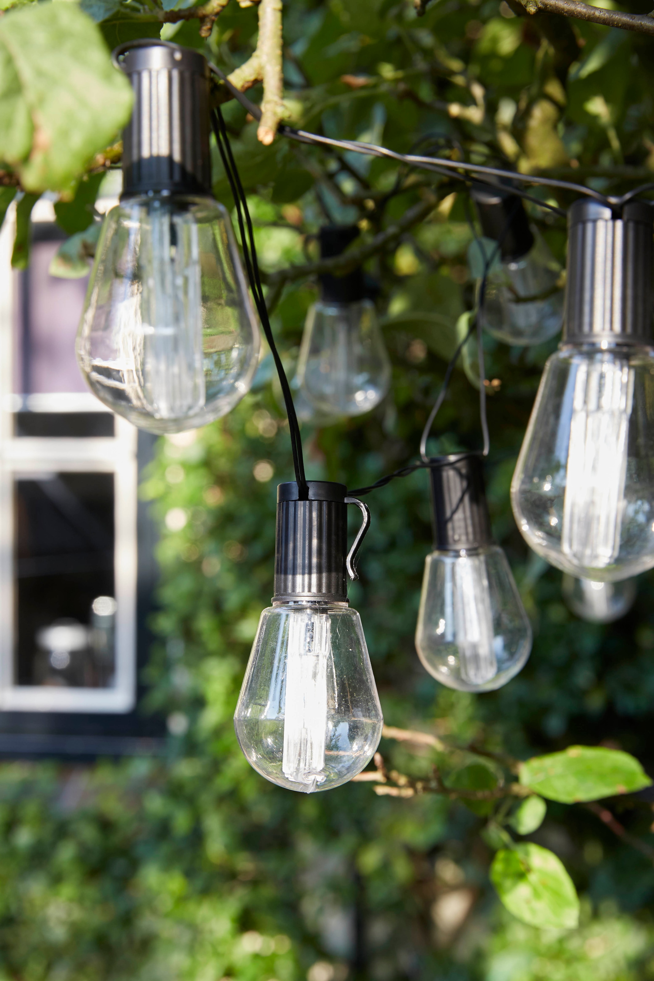 LUXFORM LED-Lichterkette »Luxform Solar Alicante« 1 Stk.-flammig LED-Lichterkette, Solarenergie, IP44