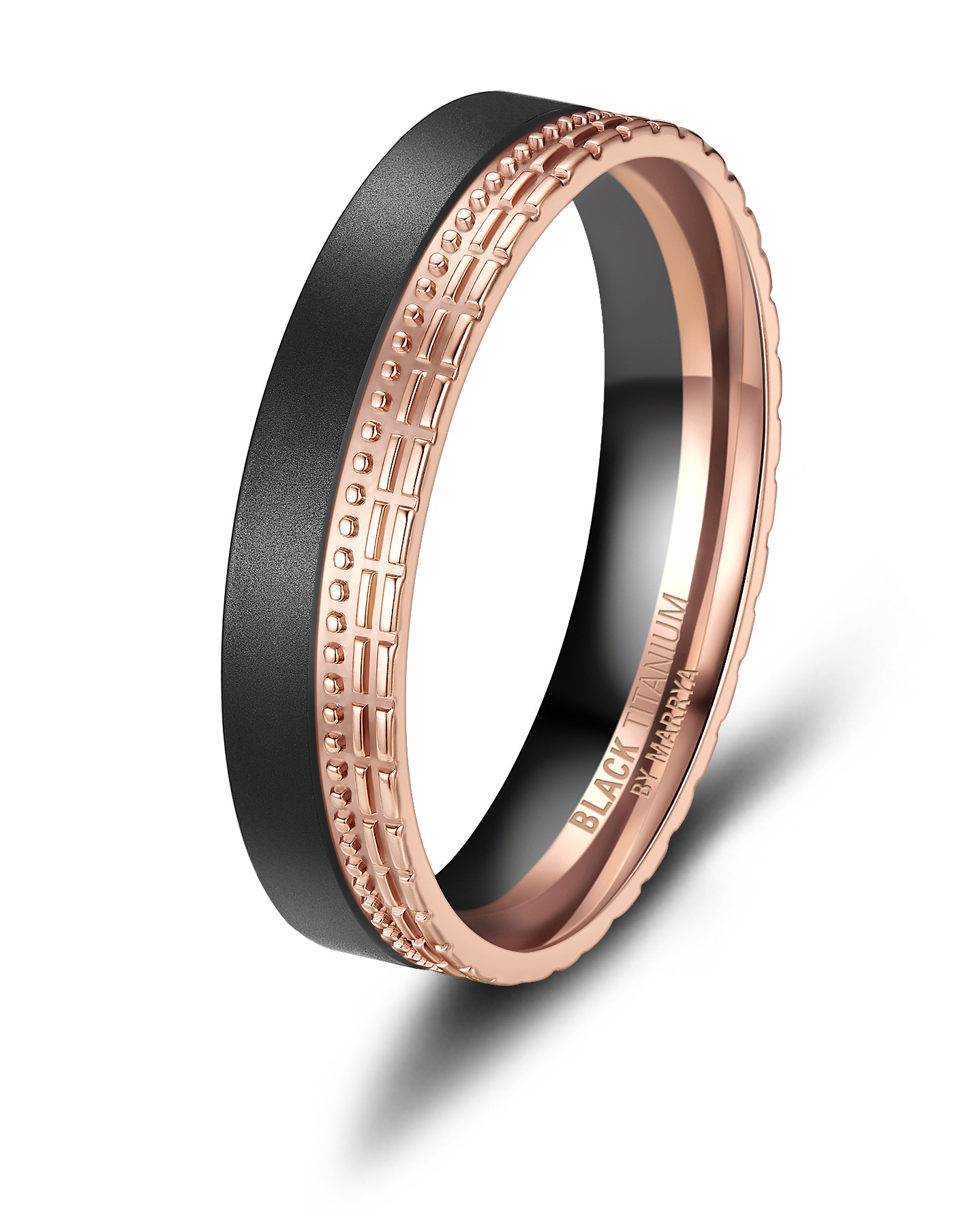 Marrya Trauring »BLACK TITANIUM by MARRYA Black Titanium - Zirkonium Ringe Trauringe Eheringe Partnerringe«