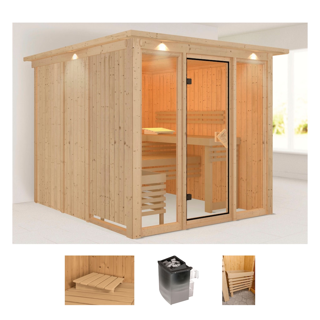 welltime Sauna »Artja«, (Set)