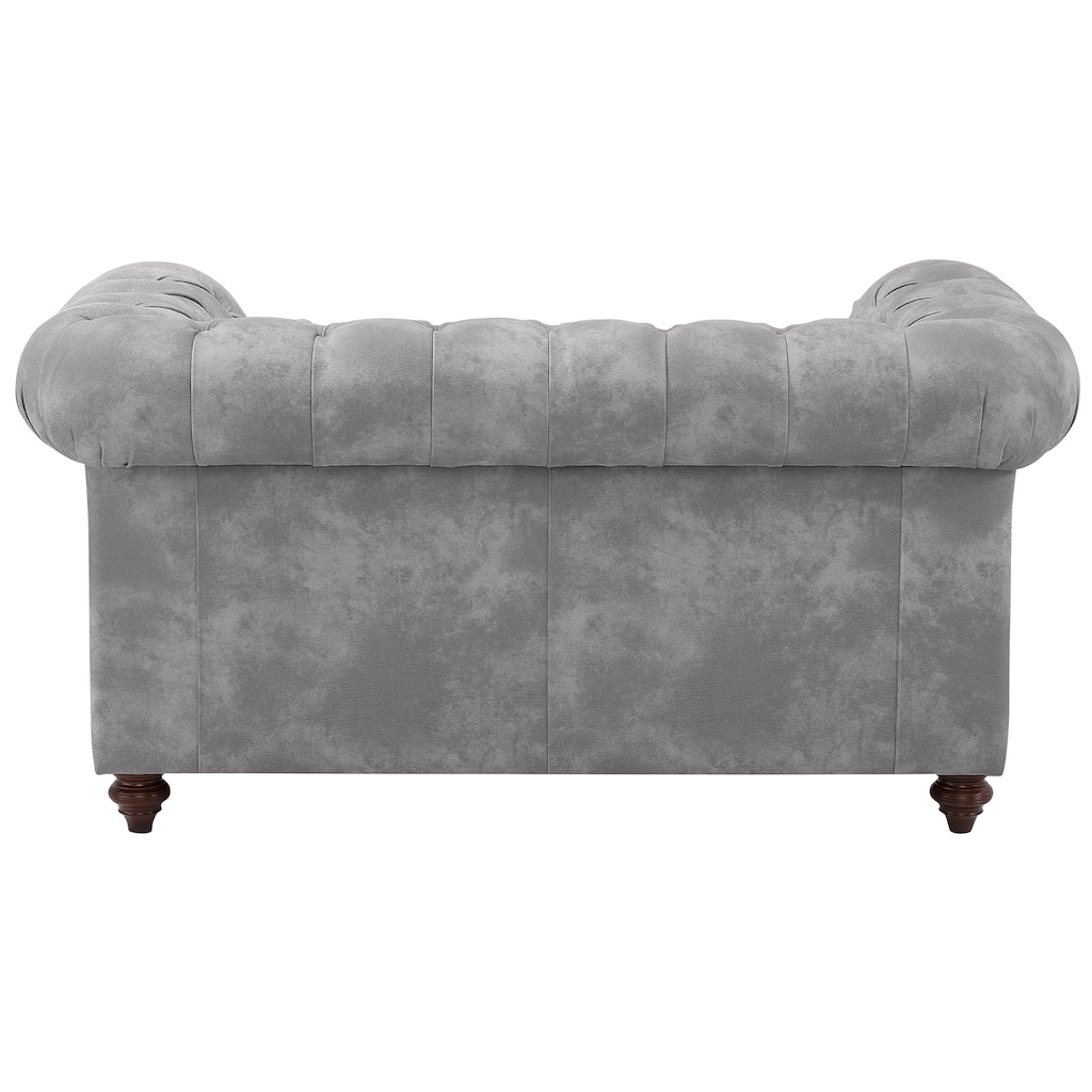 Home affaire Chesterfield-Sofa »Chesterfield 2-Sitzer B/T/H: 150/89/74 cm«