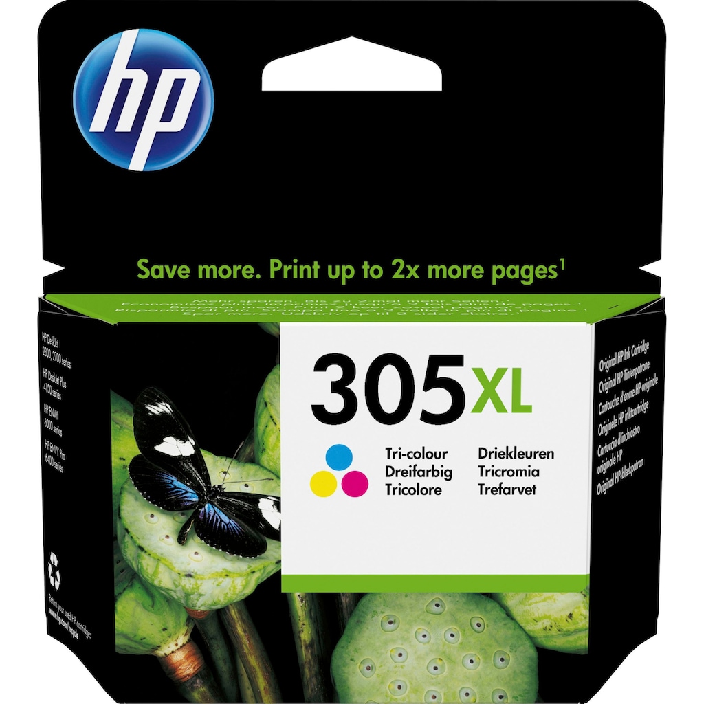 HP Tintenpatrone »305XL«, (Packung)
