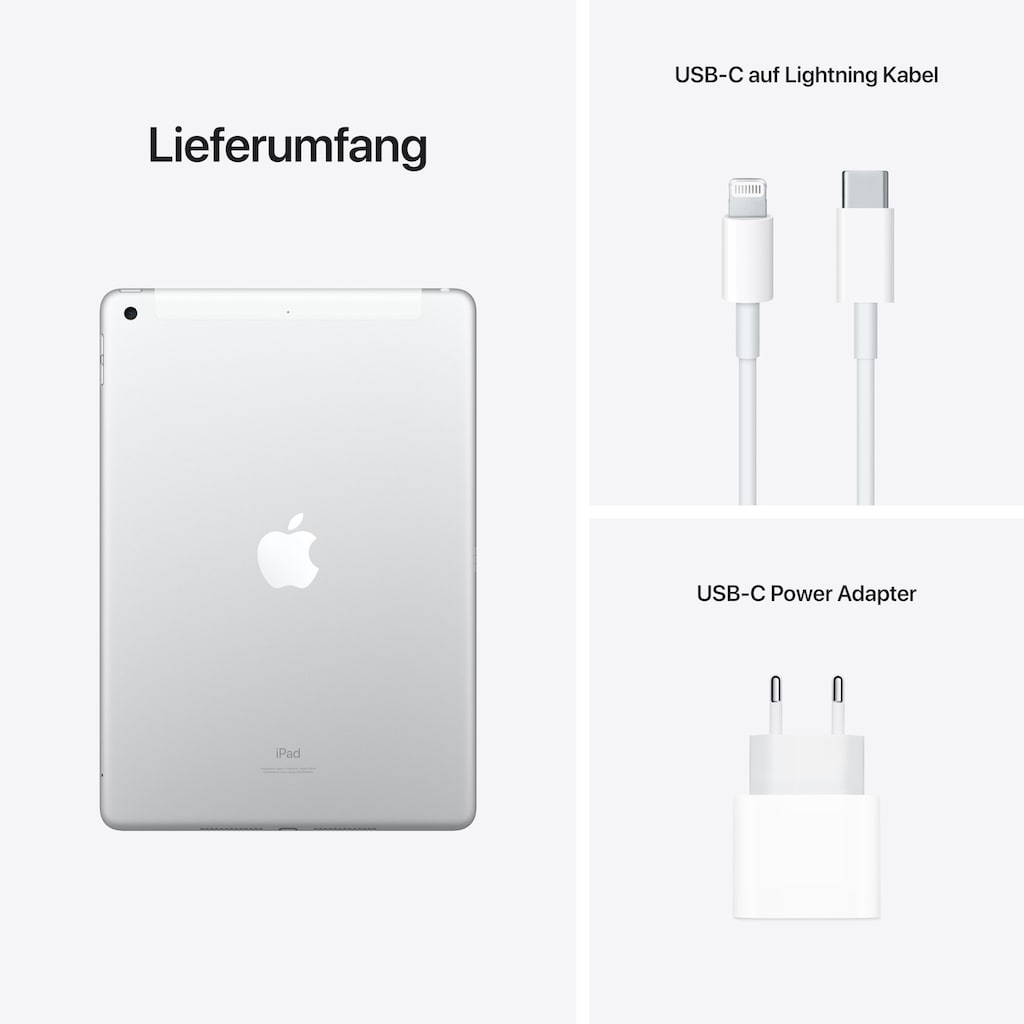 Apple Tablet »iPad 10.2" Wi-Fi + Cellular (2021)«, (iPadOS)
