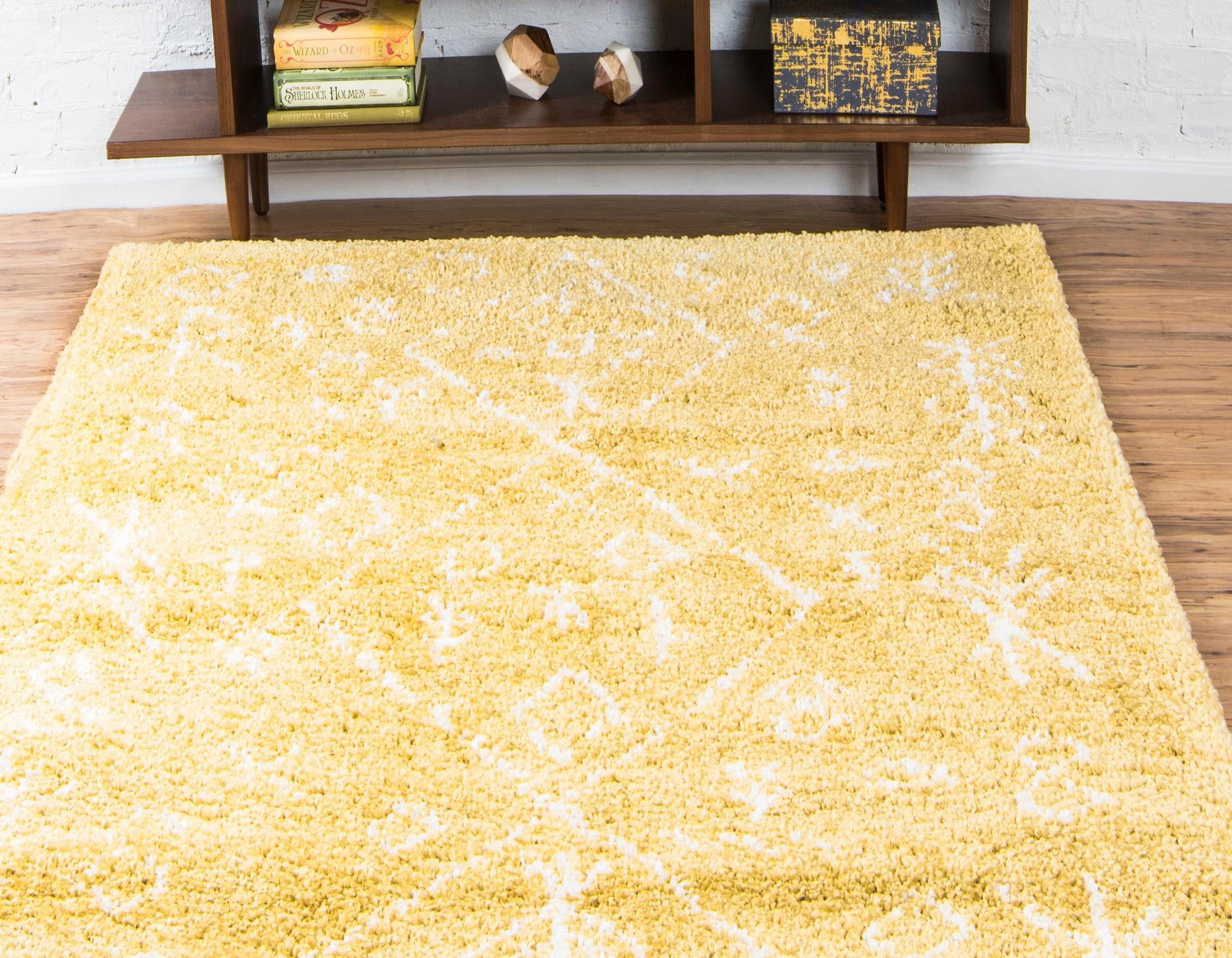 Myflair Möbel & Accessoires Hochflor-Teppich »Temara Shag Lagerräumung«, rechteckig, 51 mm Höhe, gewebt, Scandi Design, ideal im Wohnzimmer & Schlafzimmer