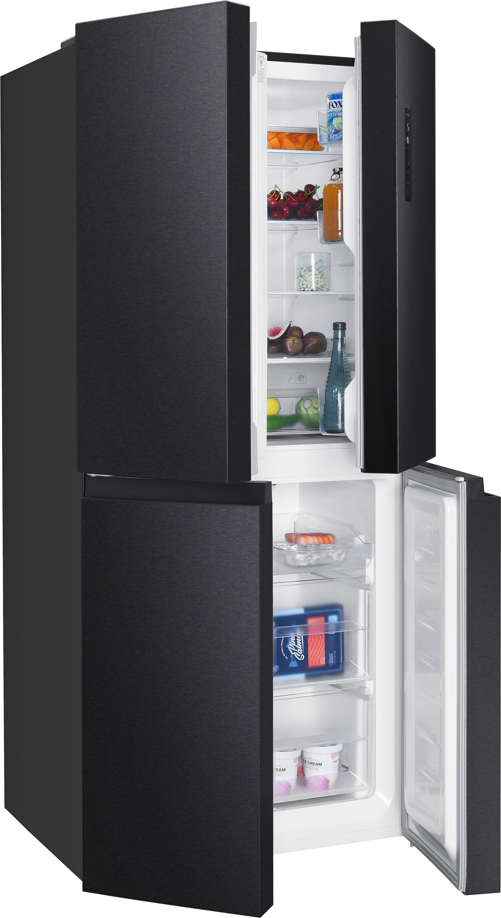 Hanseatic Multi Door »HCDC18080CBI«, NoFrost, Display, Türalarm