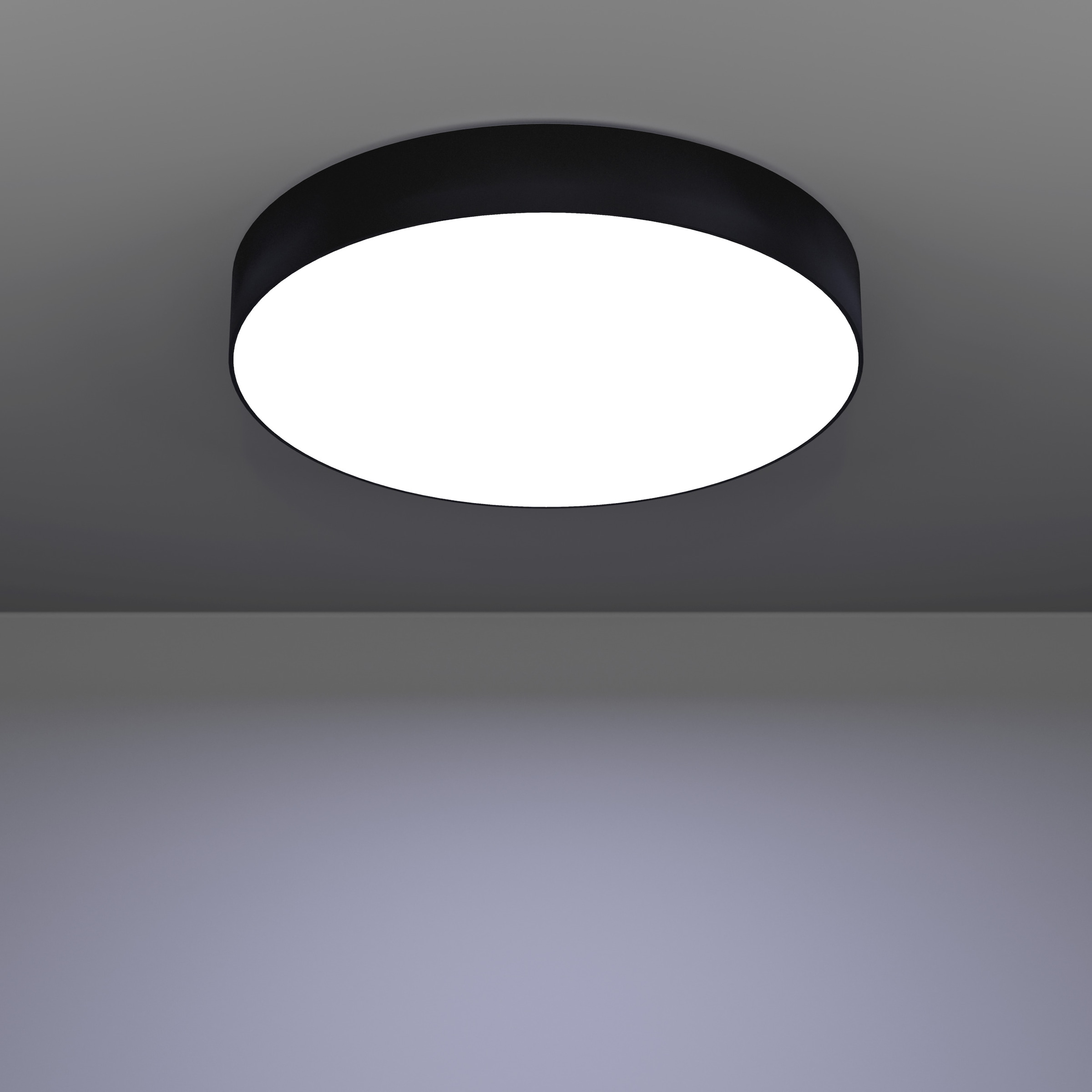 EGLO LED Deckenleuchte »GALLIZZI-Z Deckenlampe - Kunststoff - LED - 26W - IP20« LED-Modul 1 Stk. Kaltweiß | Neutralweiß | RGB | Warmweiß Wohzimmerlampe, Esszimmerlampe, Flur, Schlafzimmer, H7 x Ø49 cm