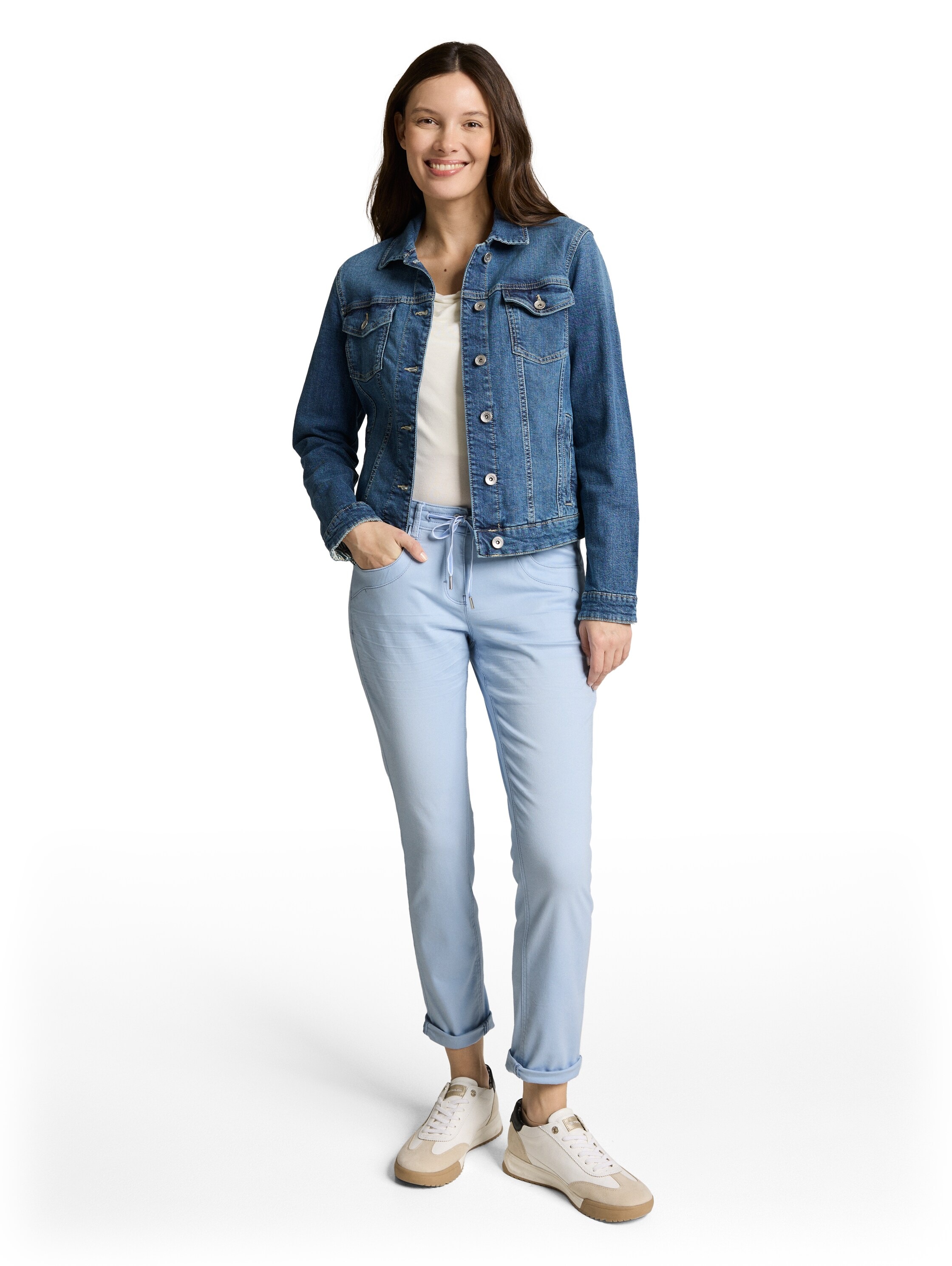 TOM TAILOR »TOM TAILOR Tapered«  mit Bindeband am Bündchen