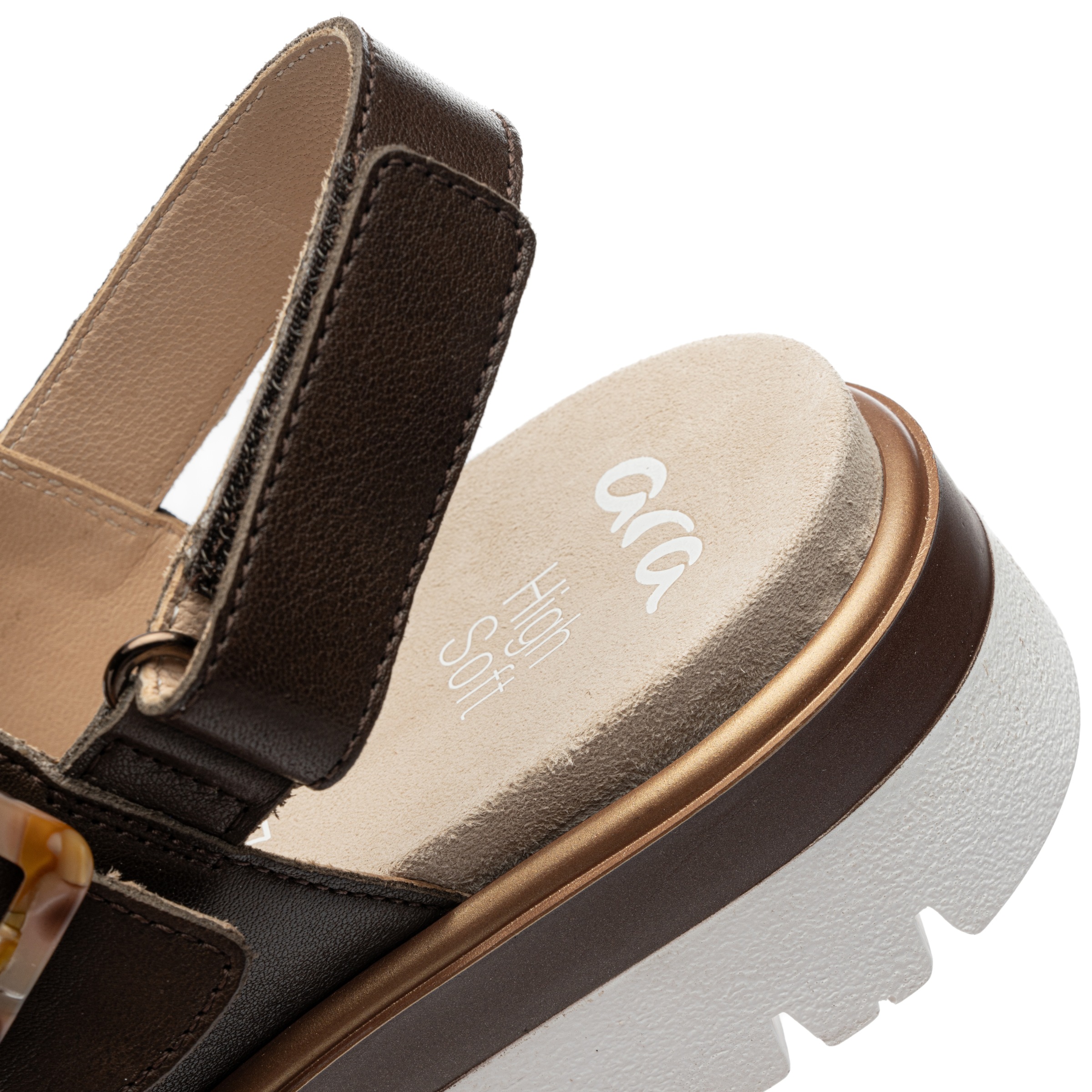 Ara Keilsandalette »MALAGA«  Keilabsatz, Plateau, Riemchensandalette in bequemer Weite G (= weit)