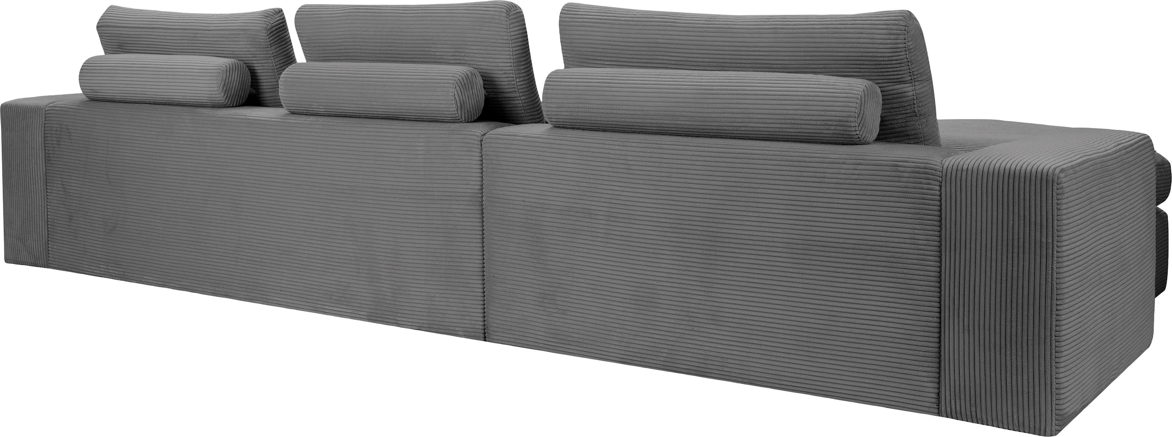 alina Ecksofa »Sandy«, mit Recamiere, in modernem Cordstoff