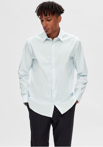 Langarmhemd »SLHSLIMTRAVEL SHIRT NOOS«