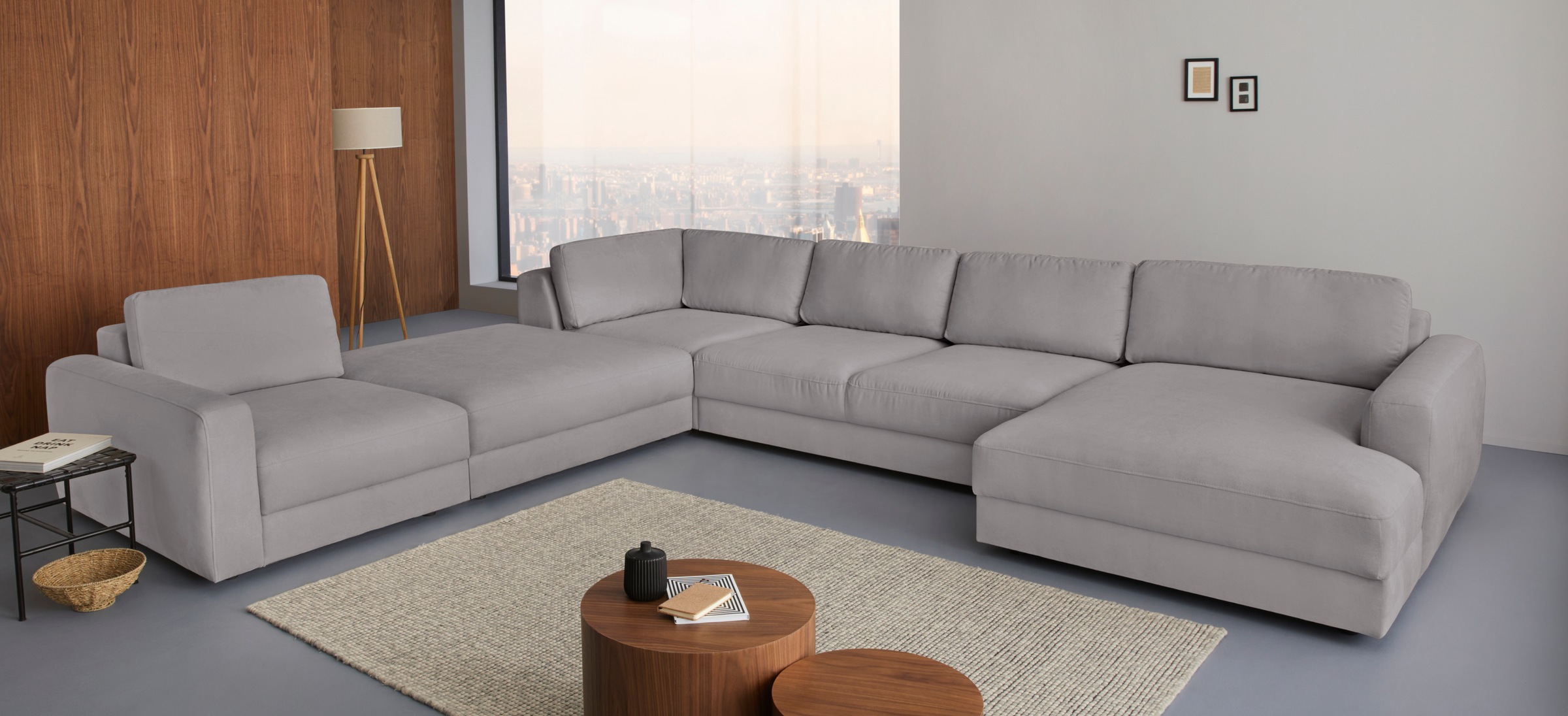 Places of Style Sofa-Mittelelement »Bloomfield«, passende Erweiterung zu den Garnituren "Bloomfield"