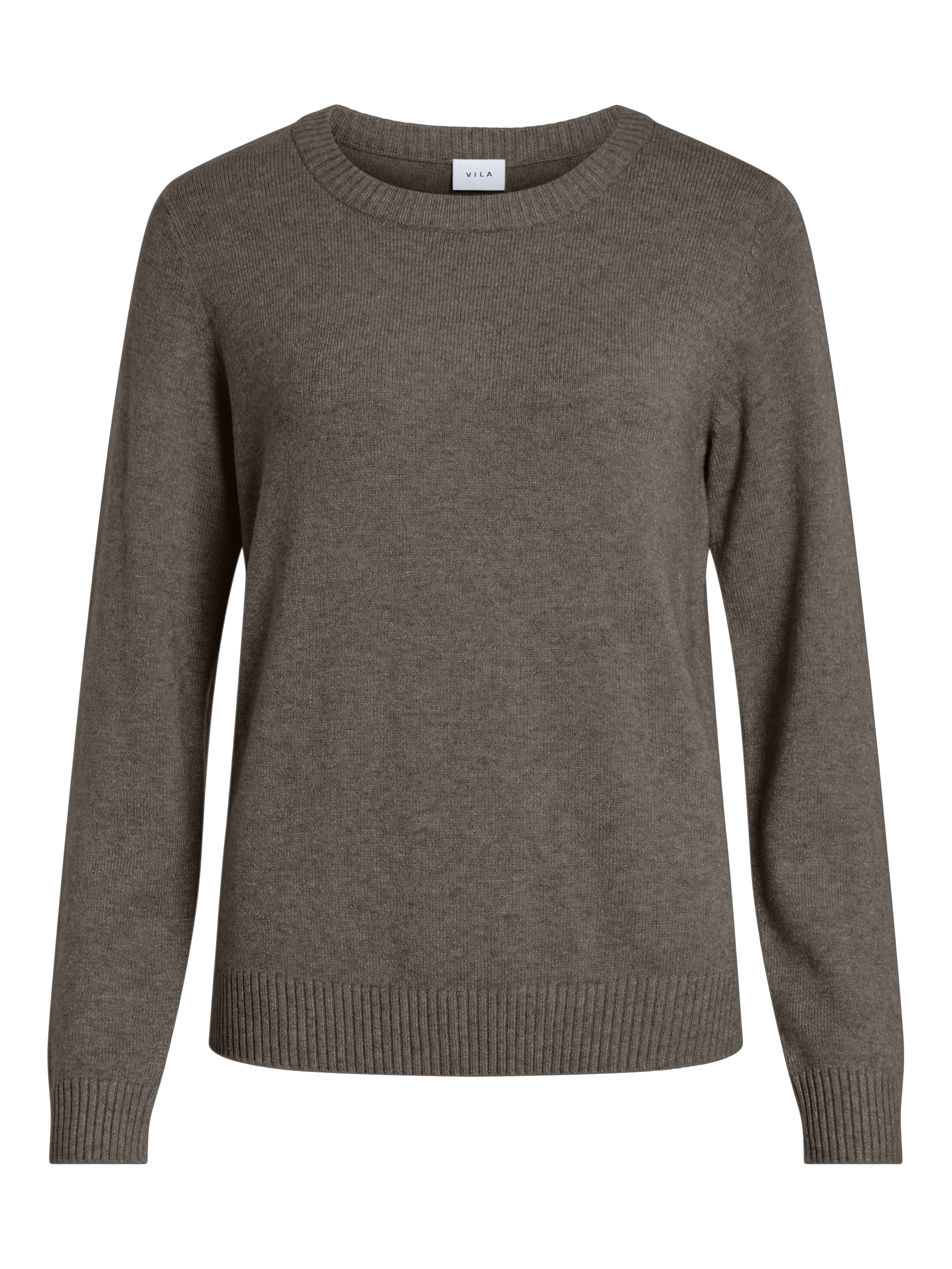 Vila Rundhalspullover »VIRIL O-NECK L/S KNIT TOP - NOOS«