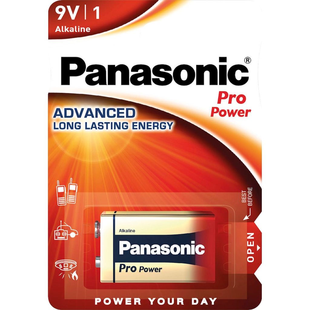Panasonic Batterie »Pro Power - 9V«, 9 V, (1 St.)