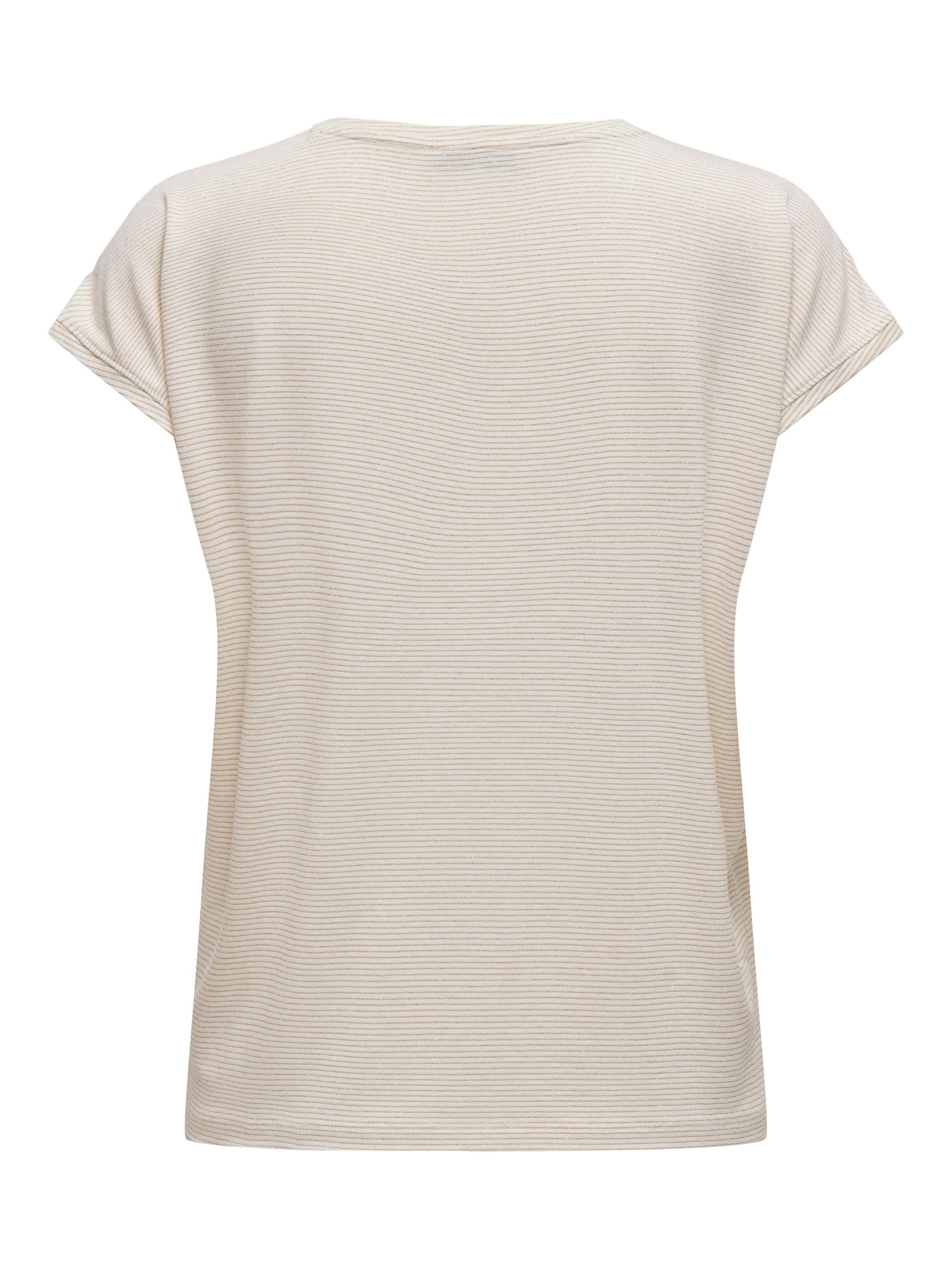 ONLY Kurzarmshirt »ONLCLAUDIA S/S GLITTER STRIPE TOP JRS«