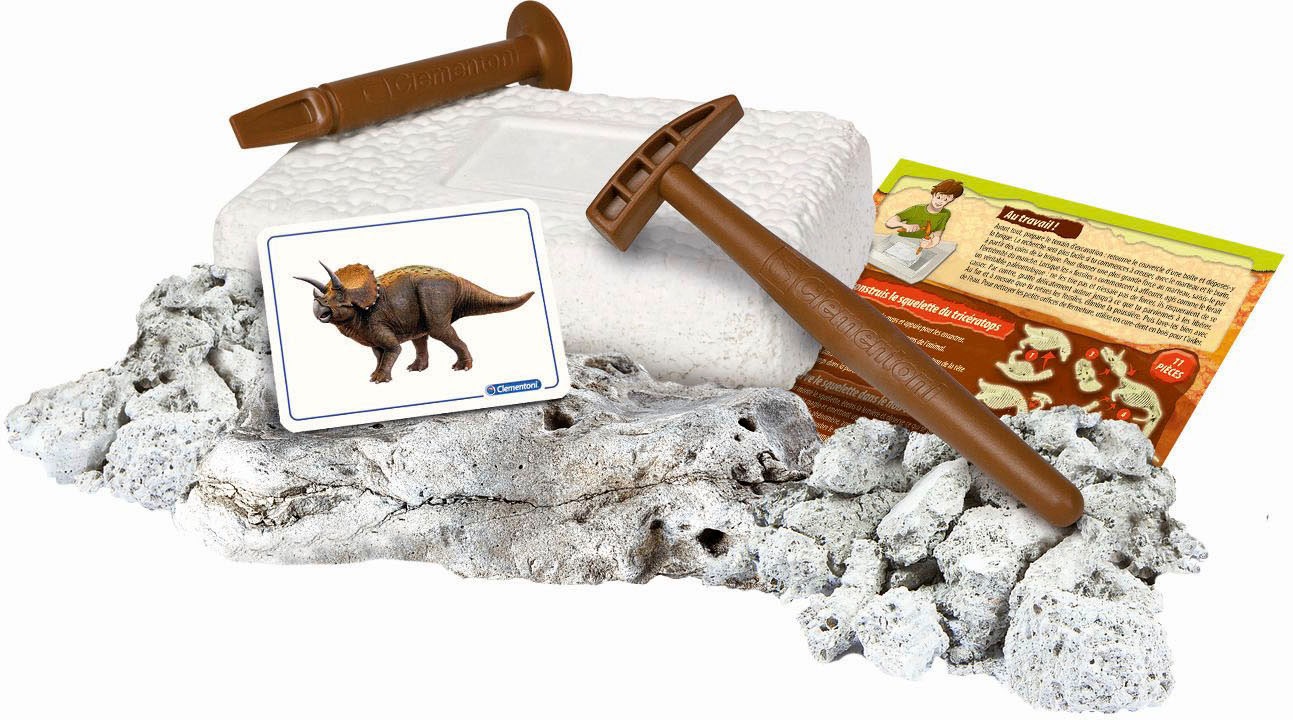 Clementoni® Experimentierkasten »Galileo, Ausgrabungs-Set Triceratops«, Made in Europe