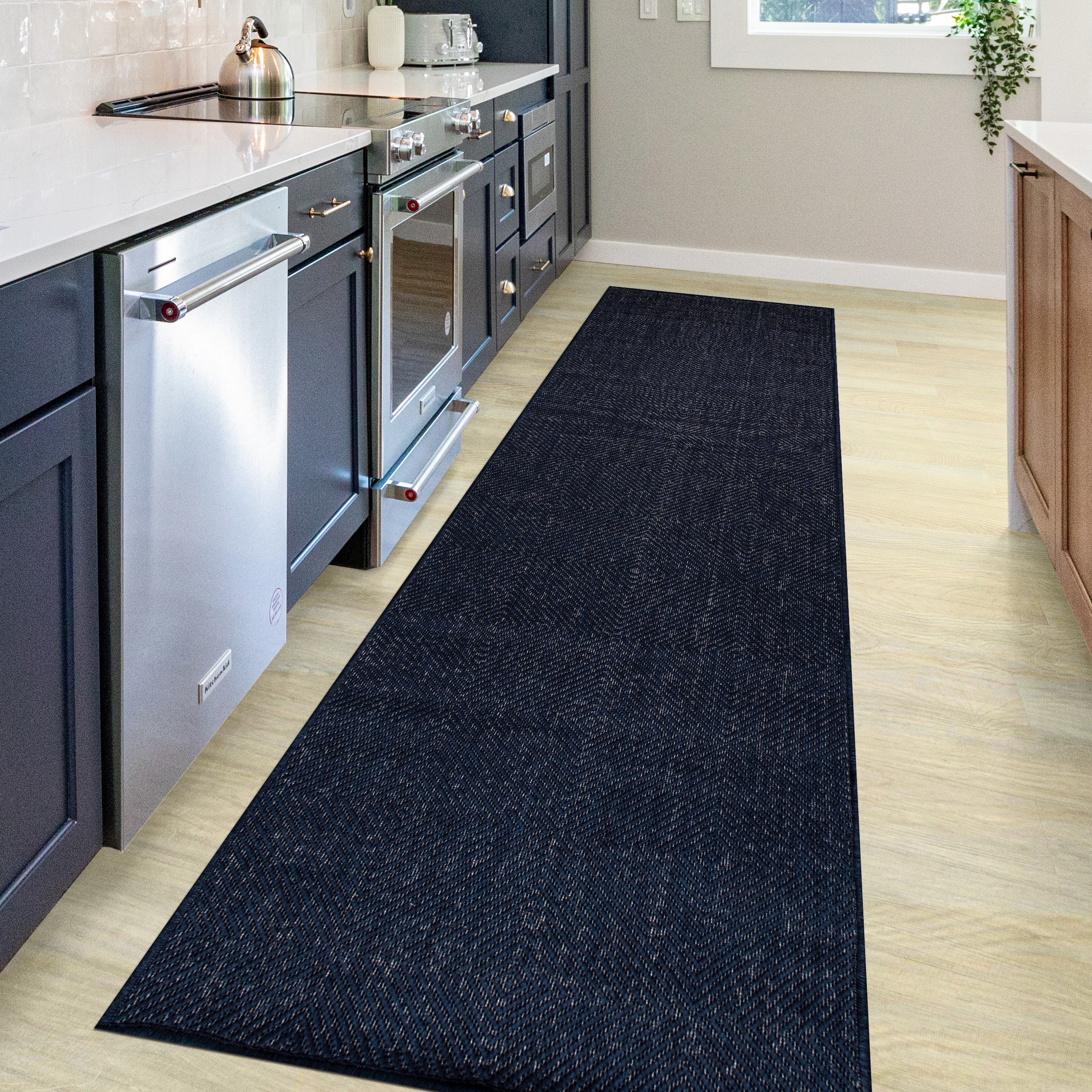 my home Teppich »Anna, auch als Läufer erhältlich« rechteckig 3 mm Höhe In- und Outdoor geeignet, Sisal-Optik, Wetterfest & UV-beständig