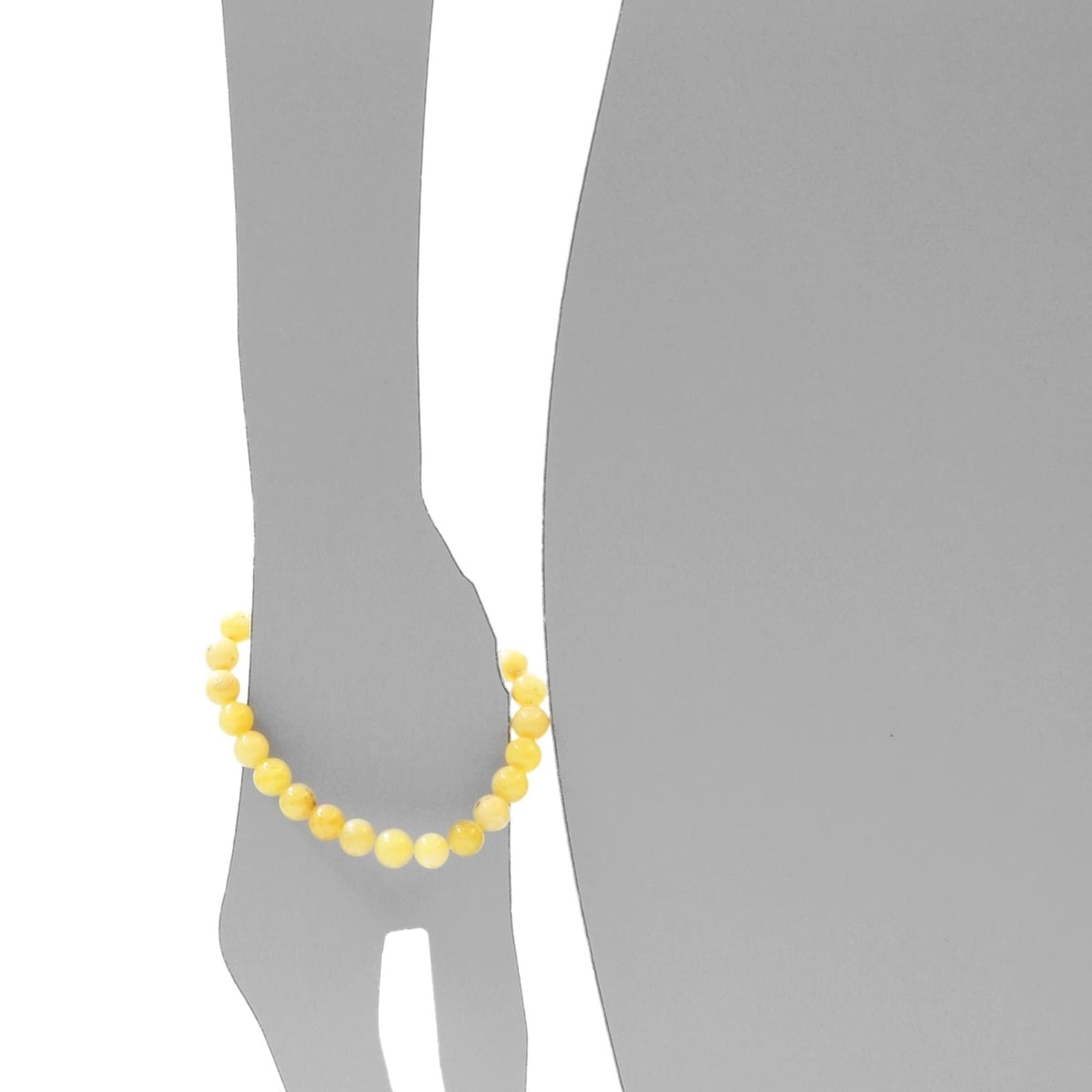 OSTSEE-SCHMUCK Armband »- Kugel 8 mm - Bernstein -,«