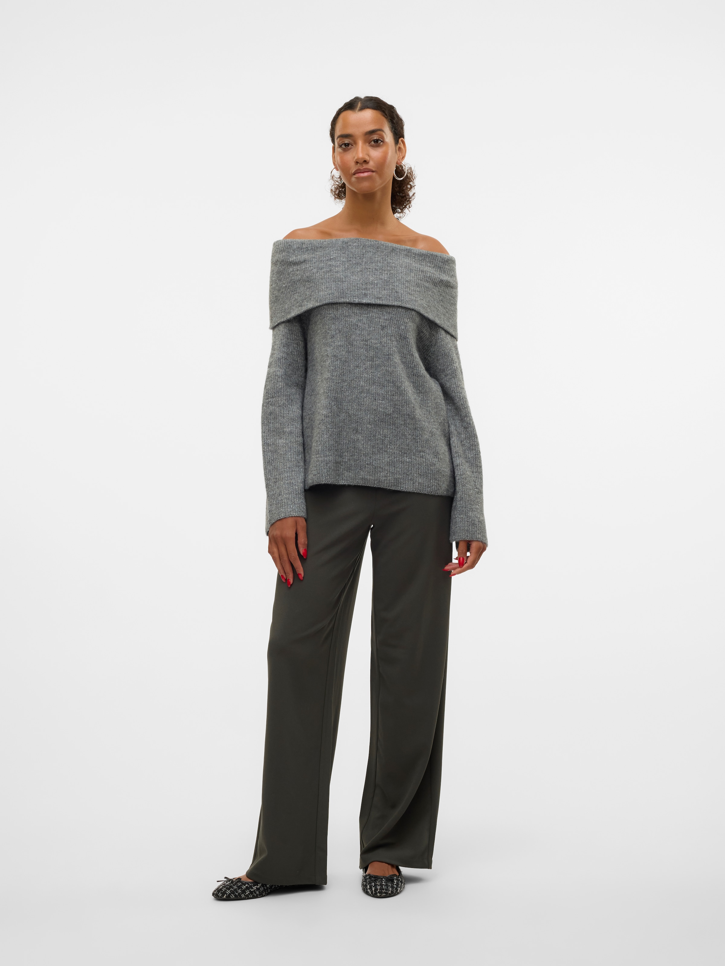 Vero Moda Schlupfhose »VMBERLIN ZAMIRA MW WIDE PANT NOOS«