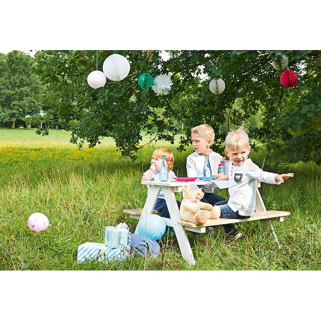 Pinolino® Garten-Kindersitzgruppe »Nicki«, Picknicktisch, BxHxT: 90x79x50  cm bei ♕