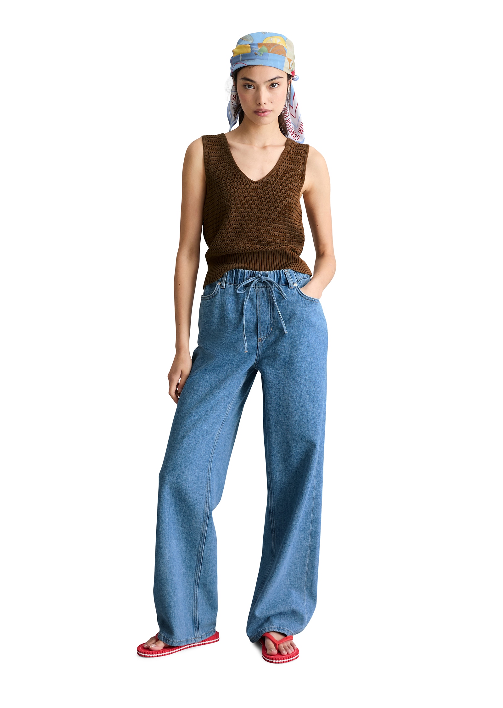 Marc O'Polo DENIM Weite Jeans »Model Tomm wide mit elastischem Bund«