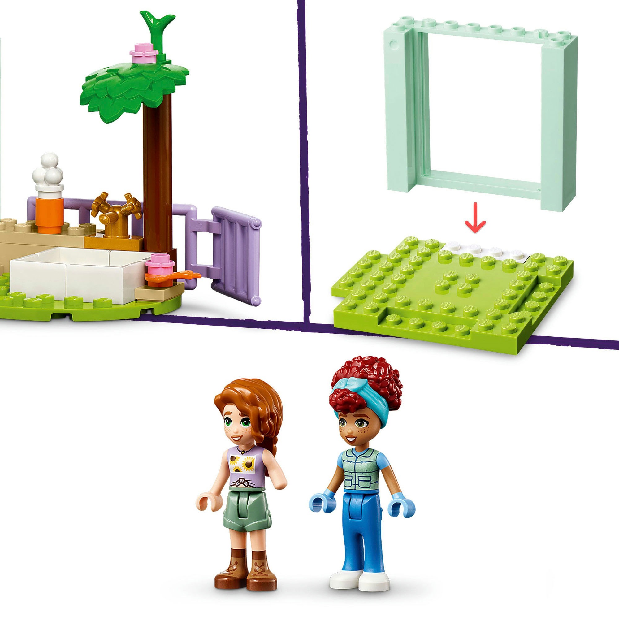 LEGO® Konstruktionsspielsteine »Farmtierklinik (42632), LEGO Friends«, (161 St.), Made in Europe