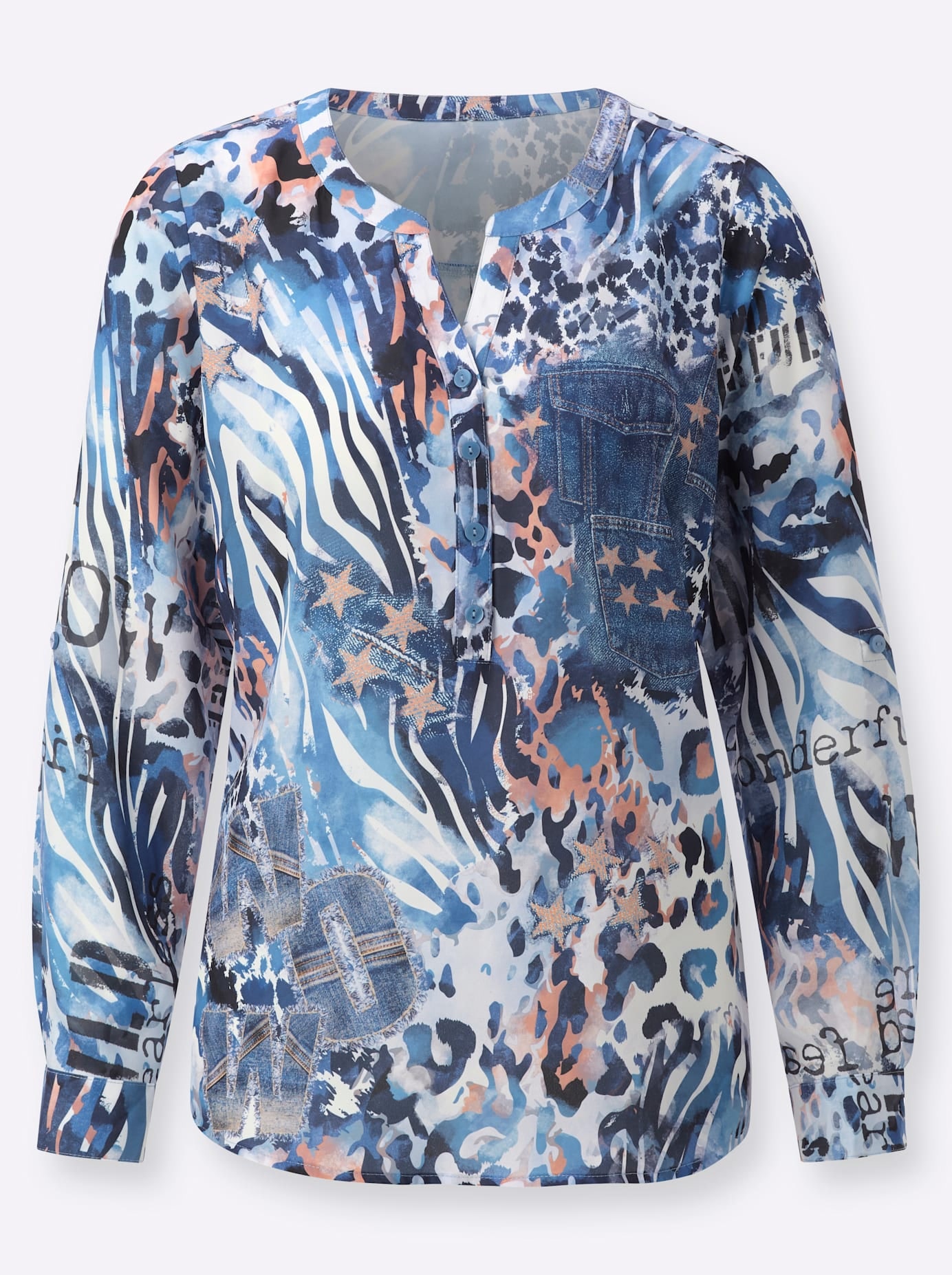 Inspirationen Druckbluse