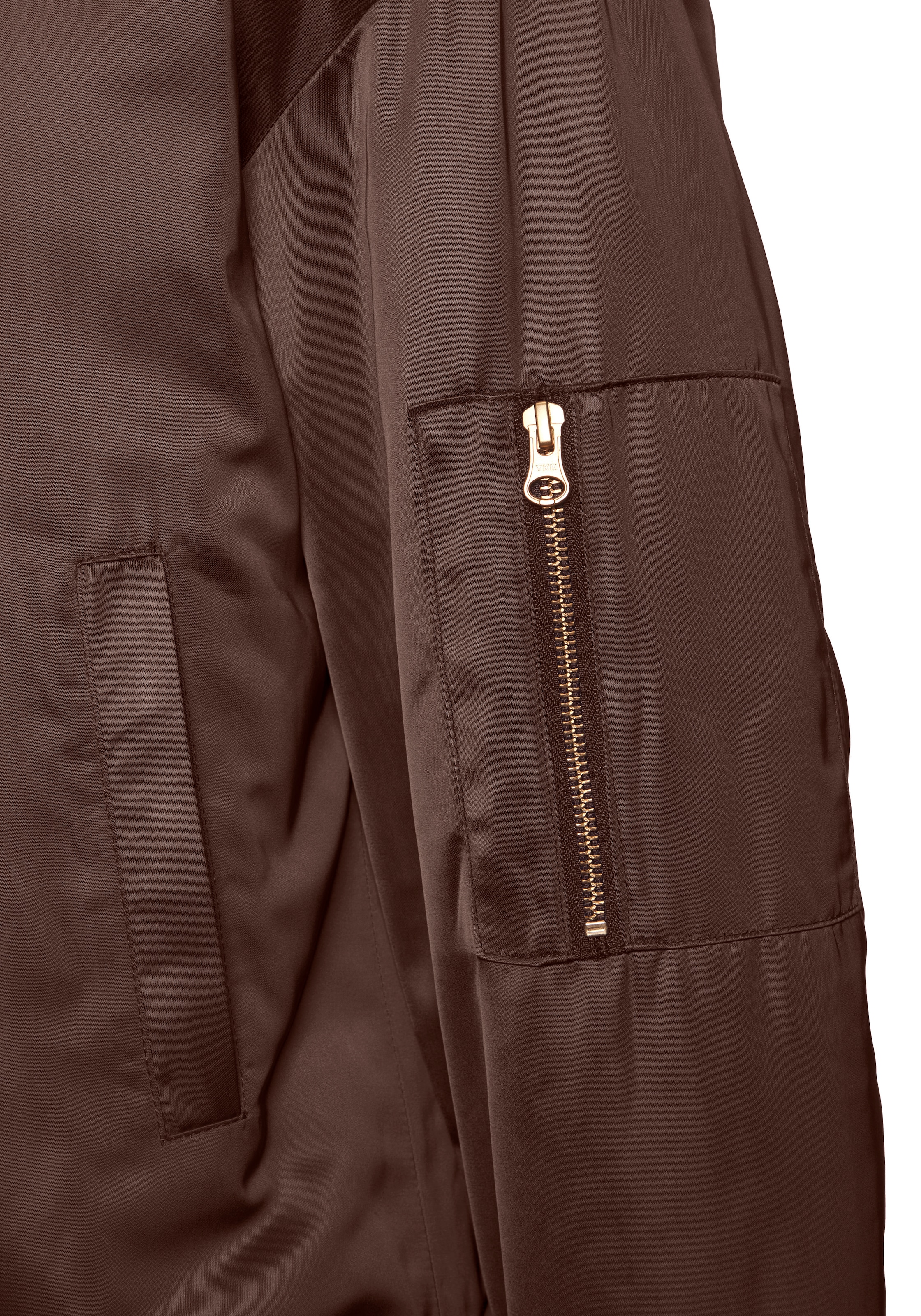 Buffalo Wendejacke Dunkelbraun/Leoprint, Bomberjacke, modisch