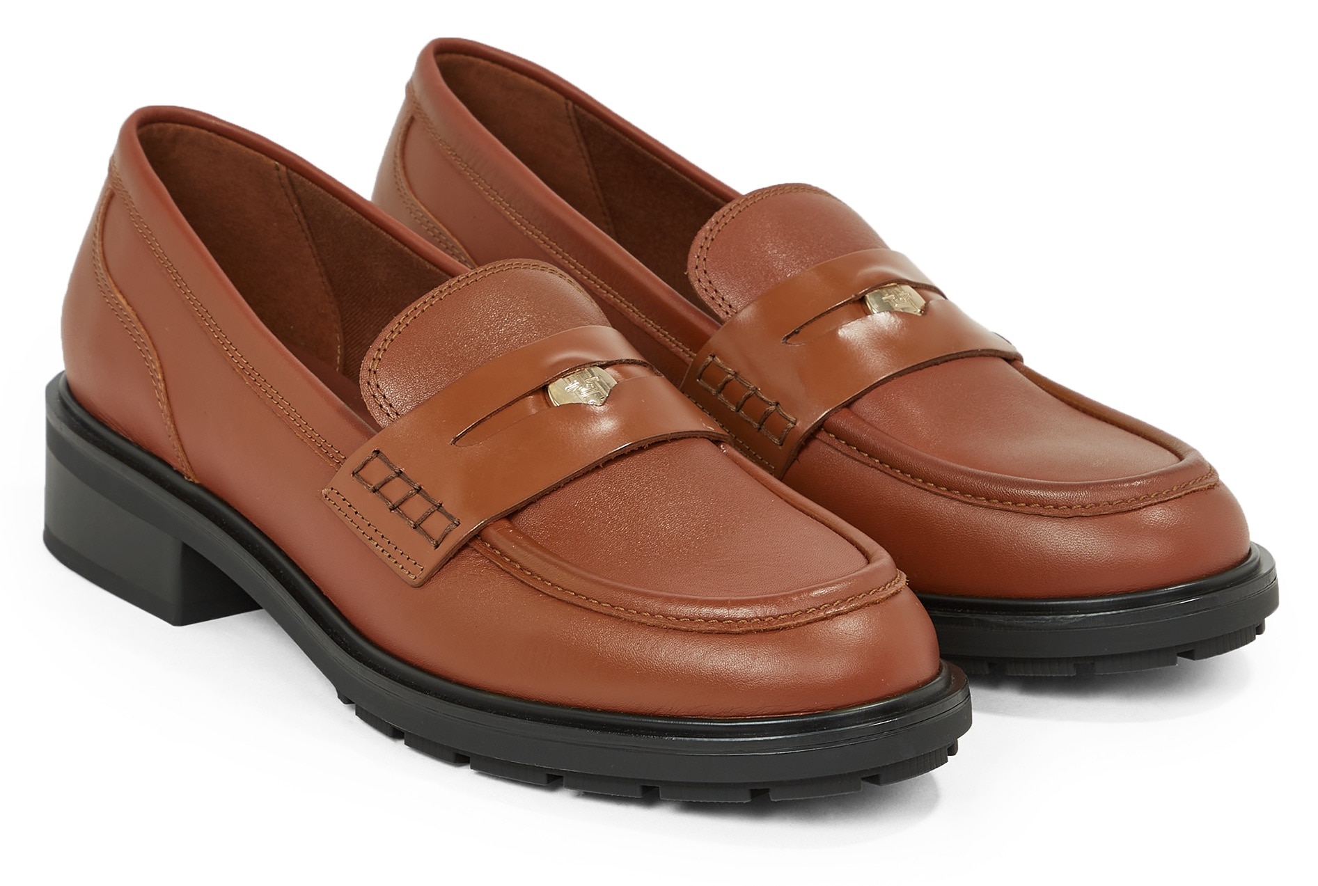 Loafer »TH PENNY LOAFER«, Businessmode, Blockabsatz, Slipper, Halbschuh mit Zierriegel