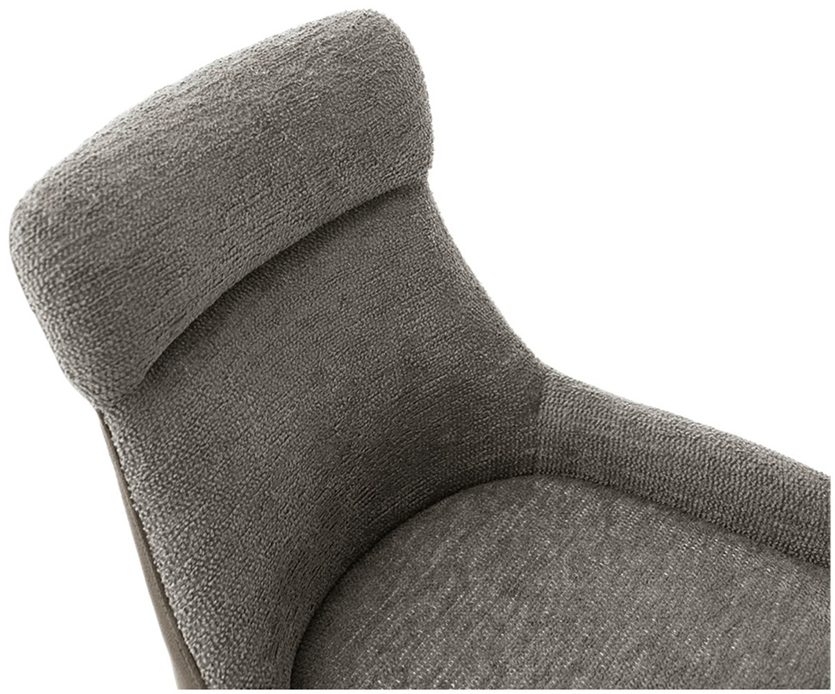 MCA furniture Esszimmerstuhl, Feingewebe, (2er-Set), drehbar 360°, Dreh- & Schwingfunktion, Sitzhöhe ca. 50 cm