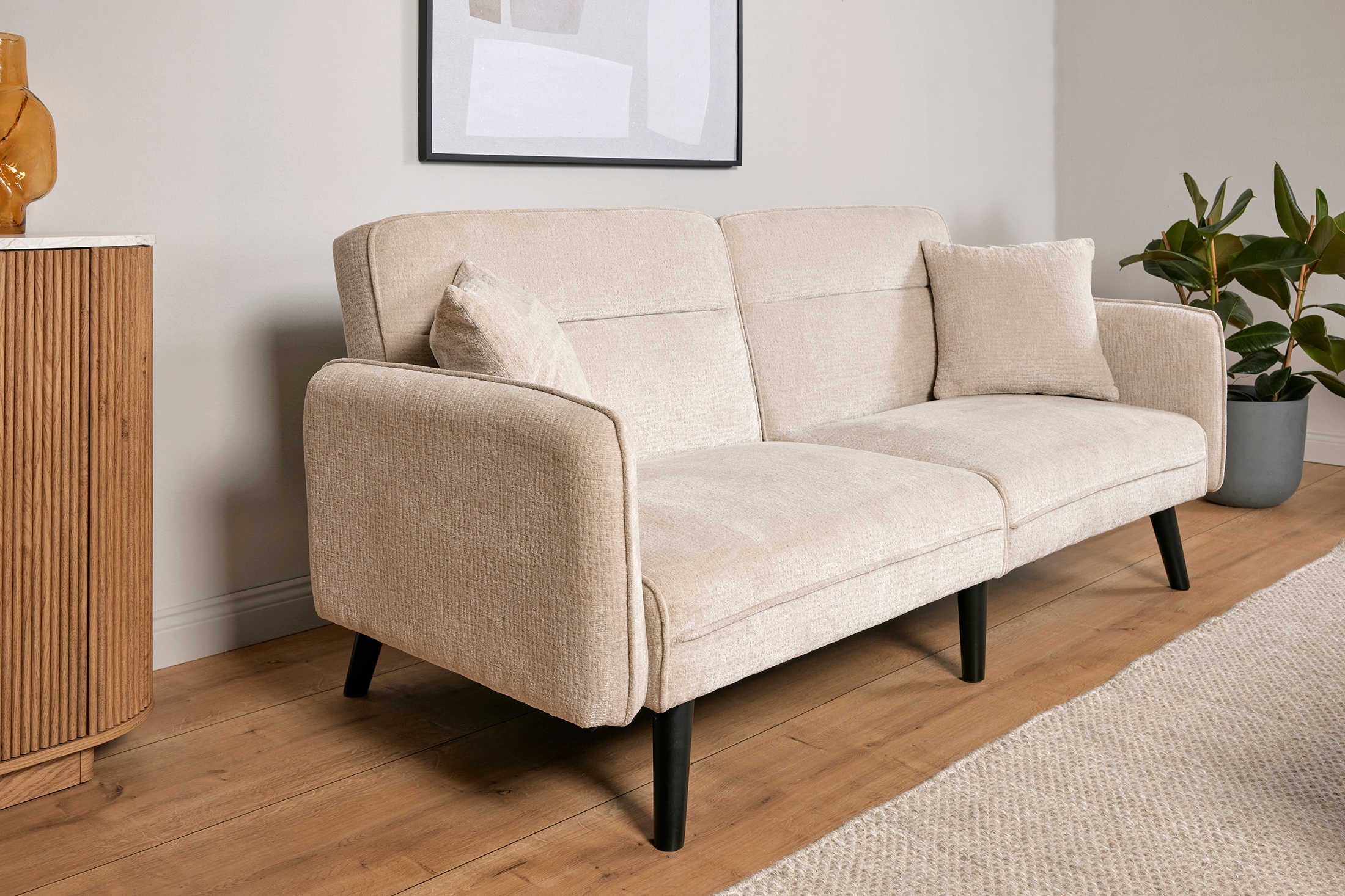 Jahnke Schlafsofa »CHILLAX LINE« mit Relax-und Schlaffunktion, inkl. Kissen, Breite 191 cm