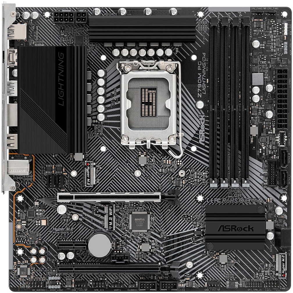 Asrock Mainboard »Z790M PG Lightning/D4«