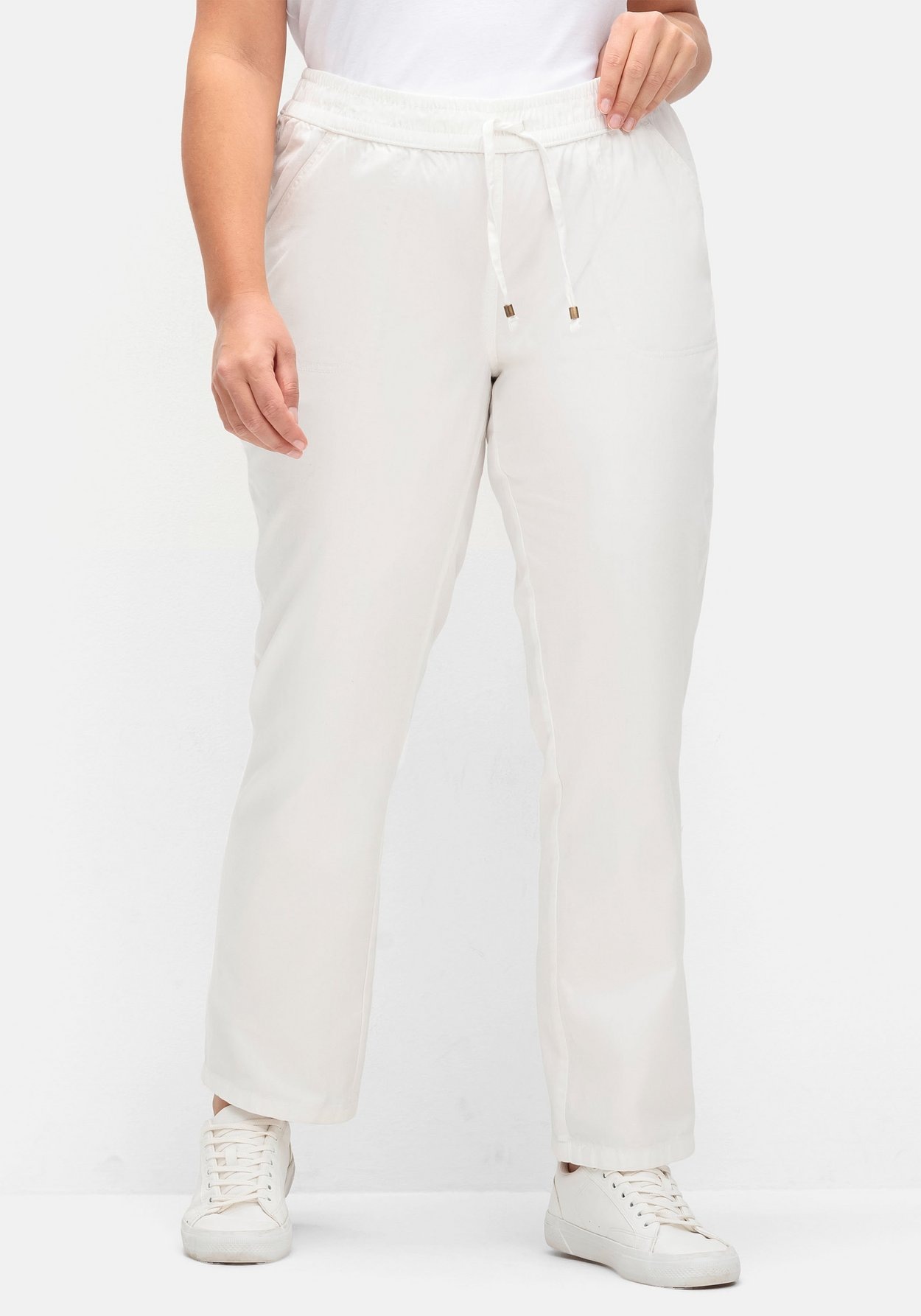Sheego Schlupfjeans »Jeans mit gesmoktem Rundum-Dehnbund«
