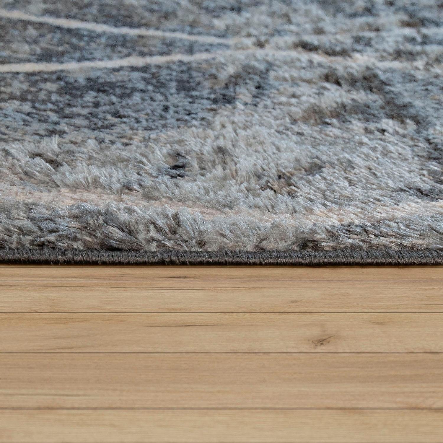 Jedes Mal sehr beliebt Paco Home Teppich »Kelim mit Fransen rechteckig, Muster, Rauten Scandi 310«, Design