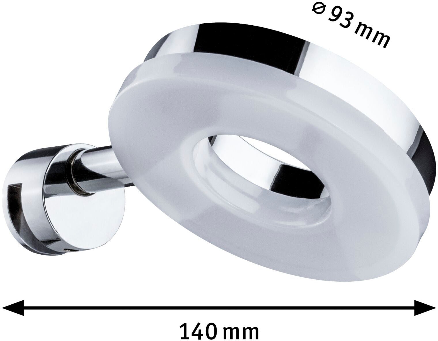 Paulmann Spiegelleuchte »LED Becrux IP20 4W Chrom«, 1 flammig, LED Becrux IP20 4W Chrom