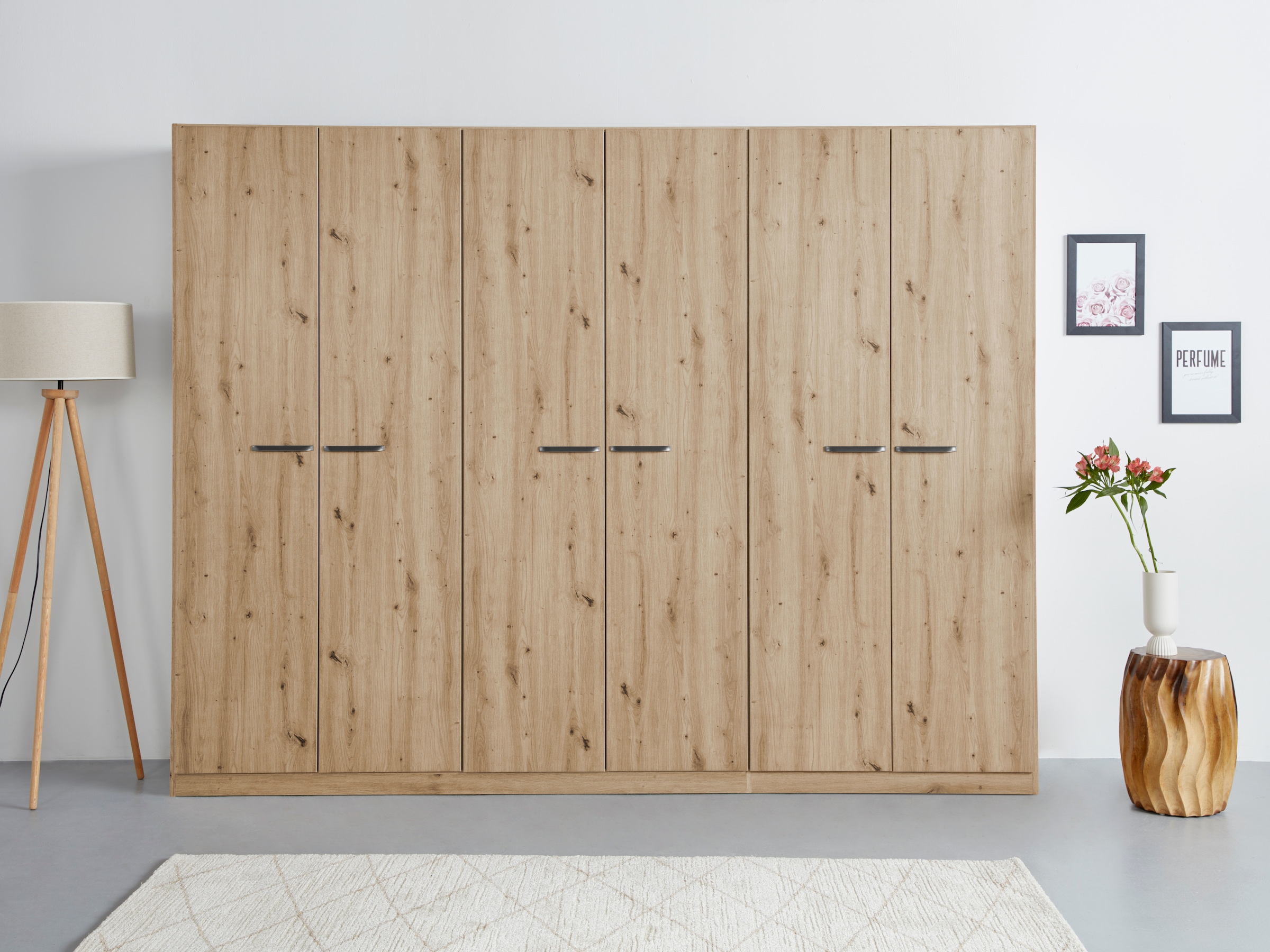 rauch Drehtürenschrank »Kleiderschrank Schrank Garderobe TOPSELLER OTELI inkl. Inneneinteilung«, mit 3 Innenschubladen extra Böden optional mit Spiegel MADE IN GERMANY