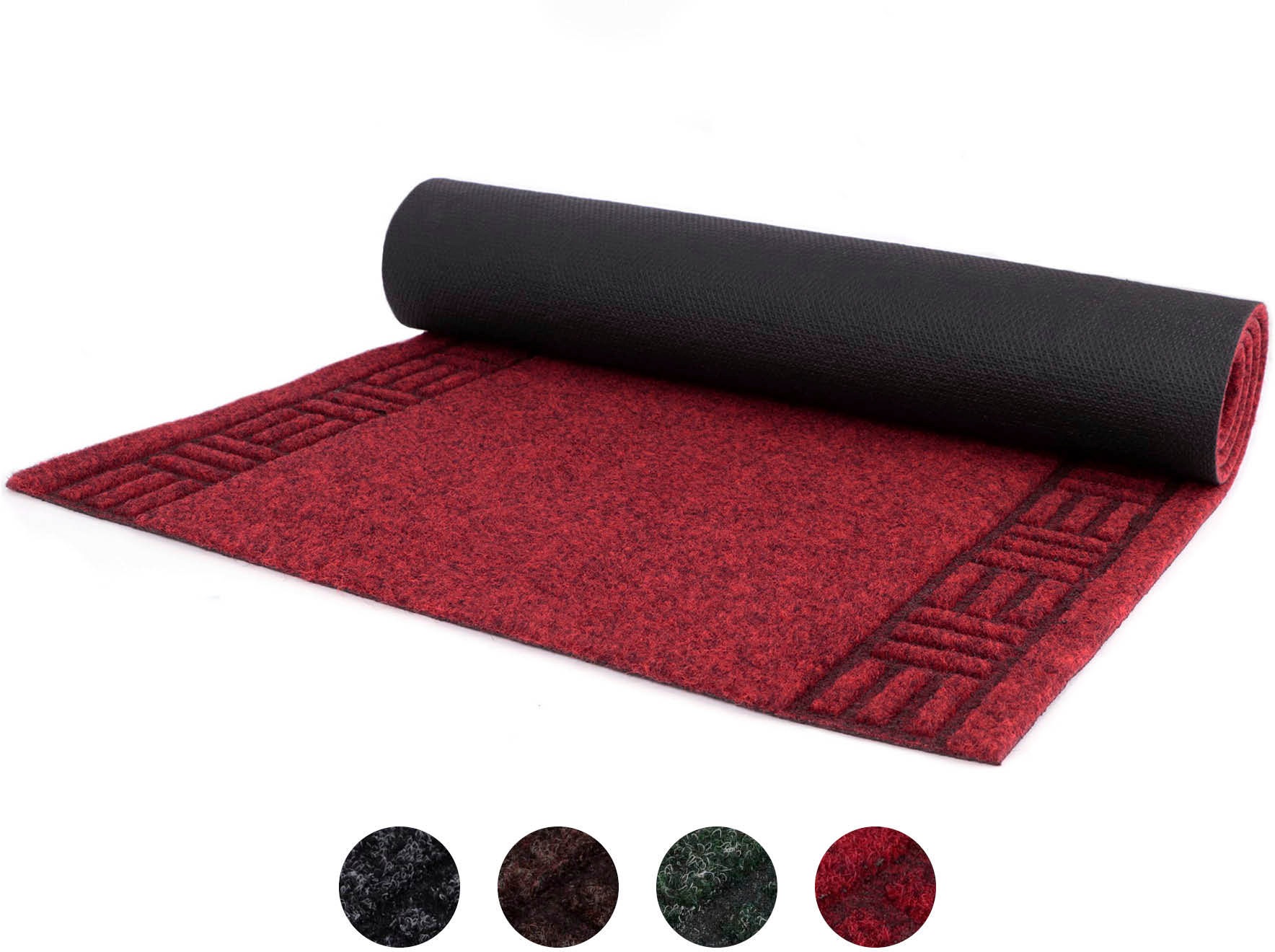Primaflor-Ideen in Textil Läufer »Schmutzfangläufer PRIMAVERA, Made in Belgium«, rechteckig, 8 mm Höhe, Schmutzfangmatte, meliert, mit Bordüre, strapazierfähig, waschbar